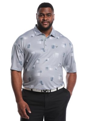 Big & Tall 8 Essential Clubs Print Polo