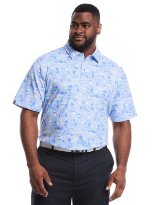 Big & Tall Celebration Feast Golf Polo