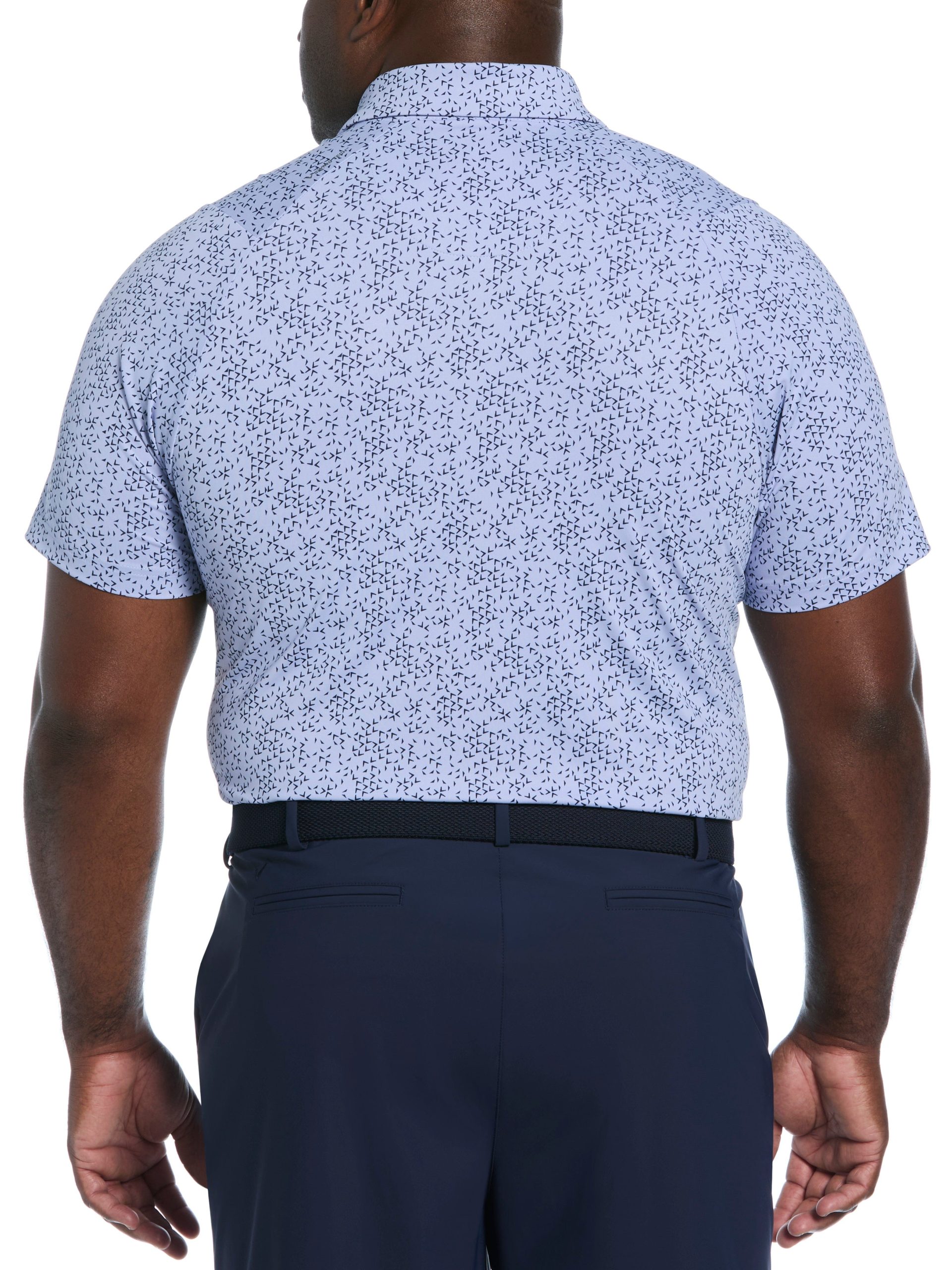 Big & Tall Chevron Print Golf Polo - Image 14