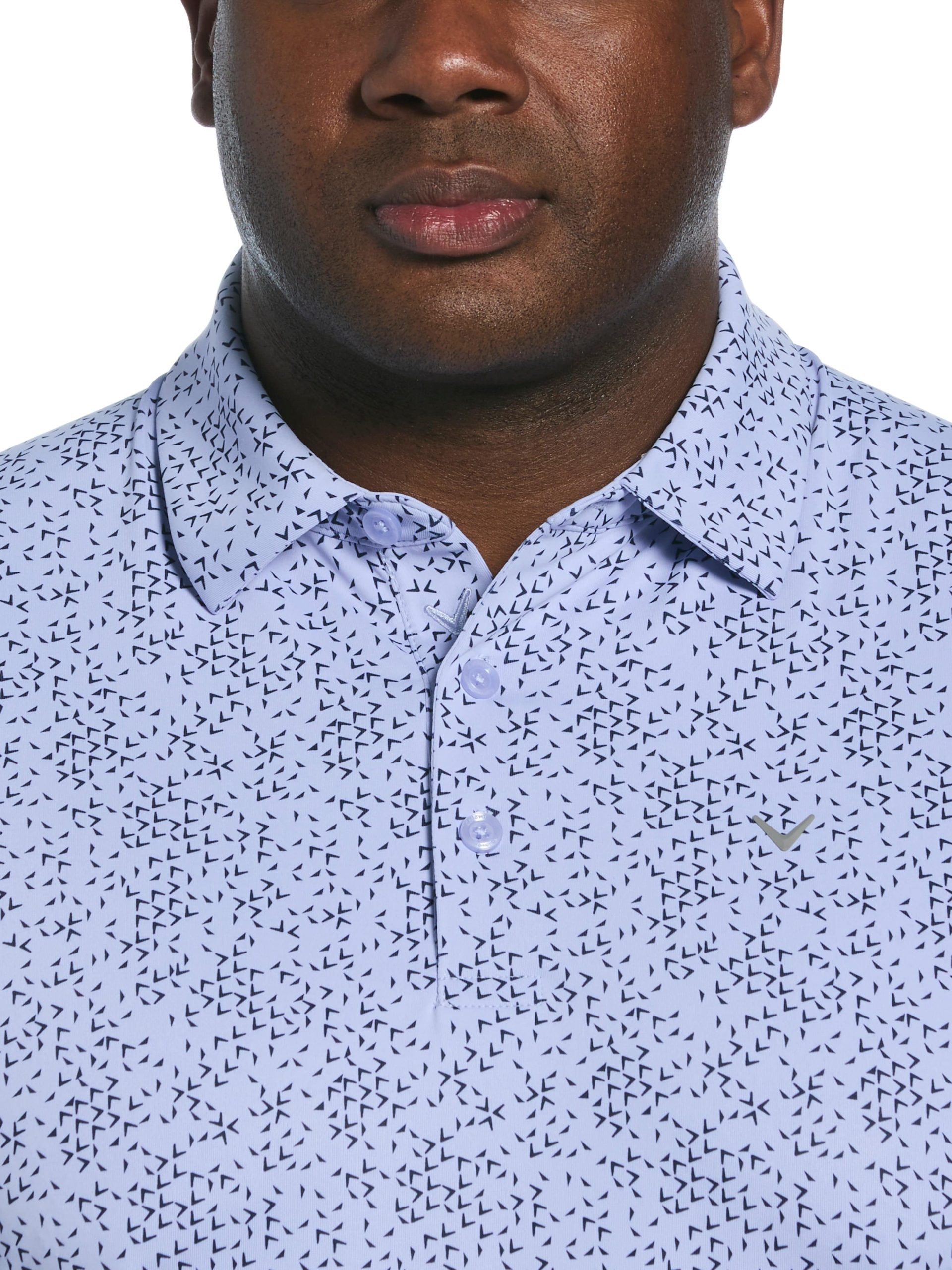 Big & Tall Chevron Print Golf Polo - Image 15