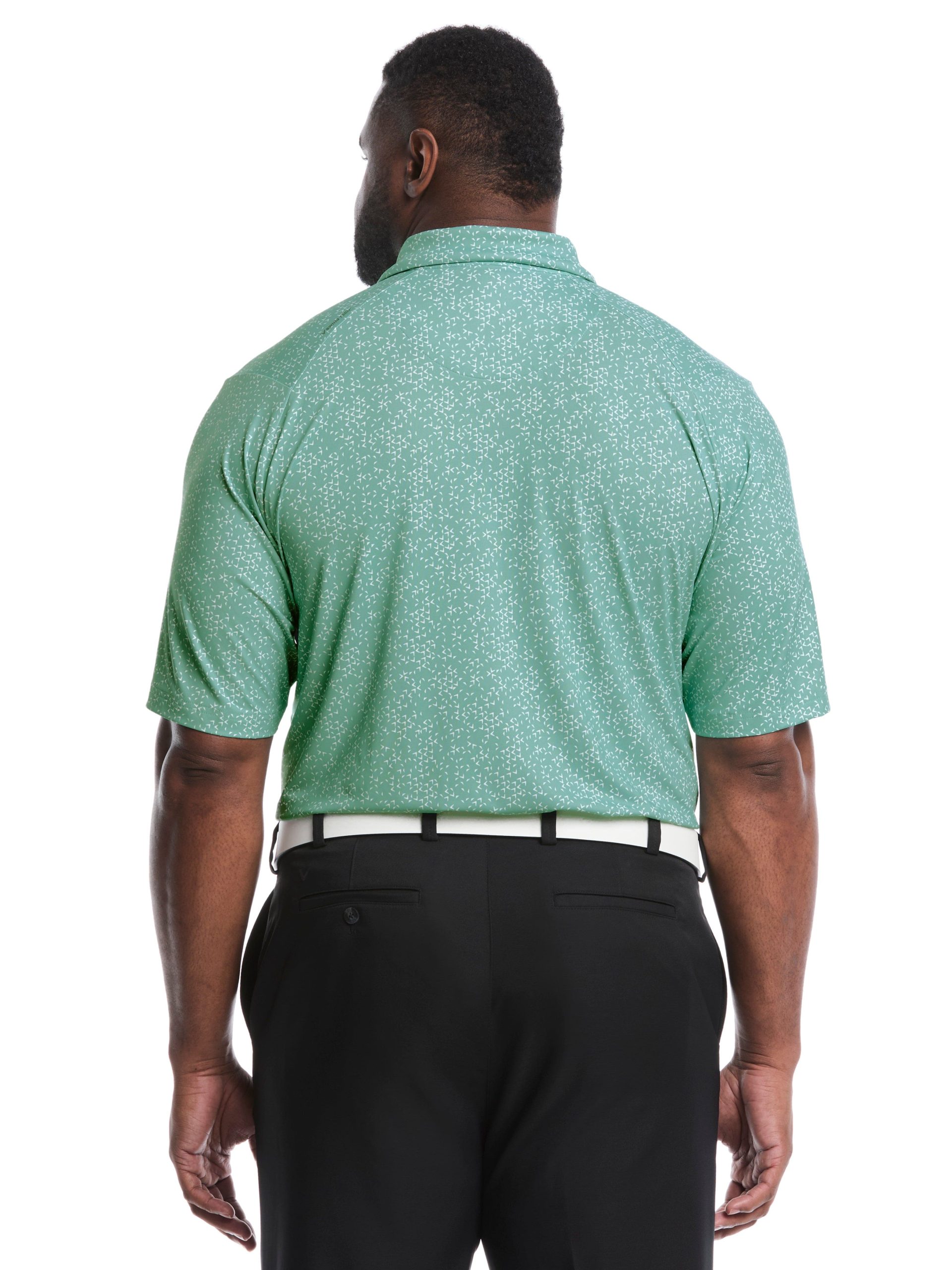 Big & Tall Chevron Print Golf Polo - Image 6