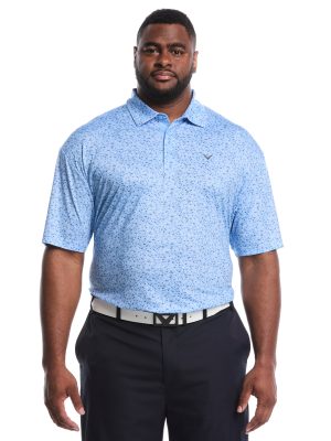 Big & Tall Confetti Chevron All Over Polo
