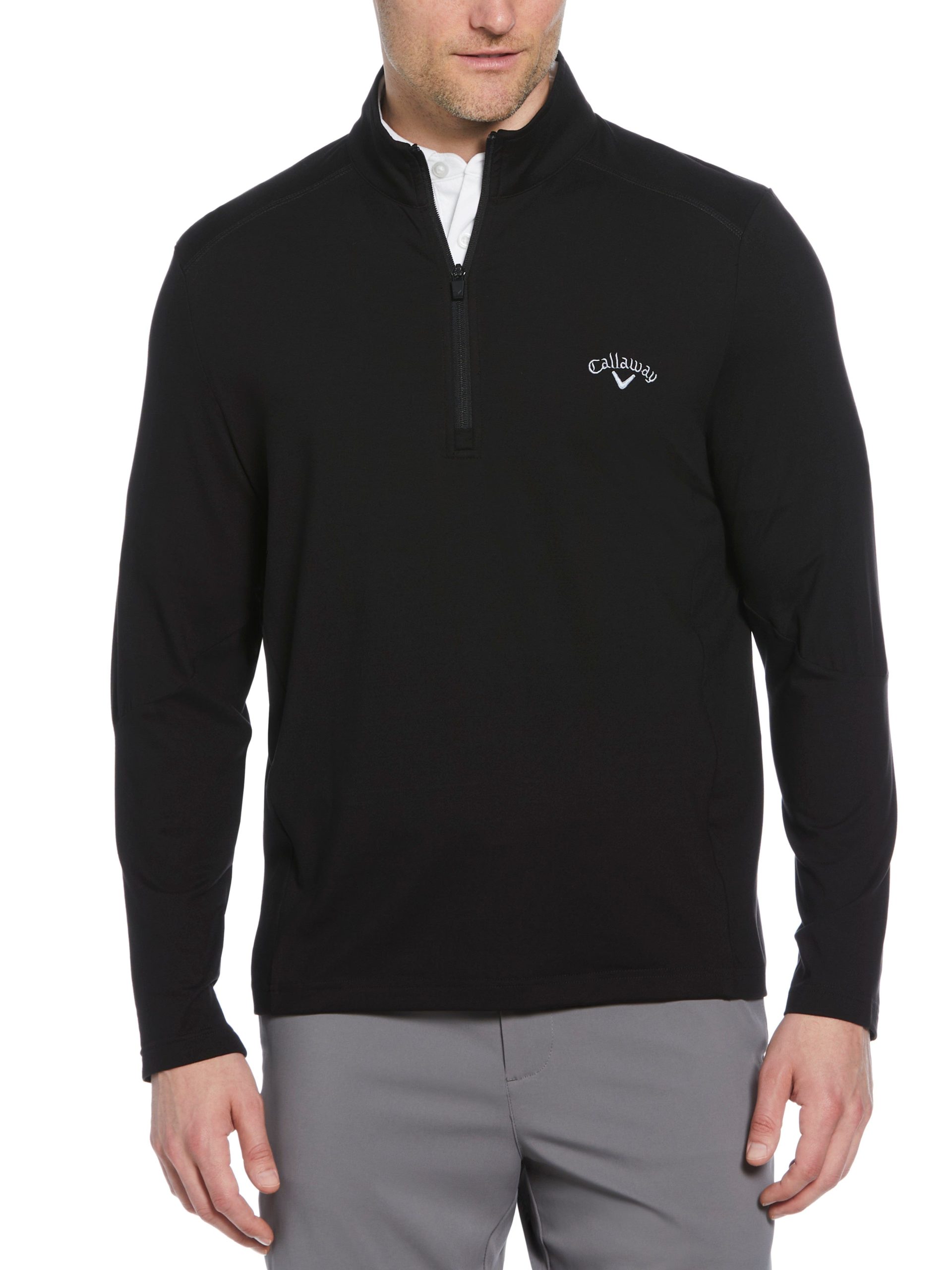 Big & Tall Lightweight Quarter Zip Golf Pullover - Image 10