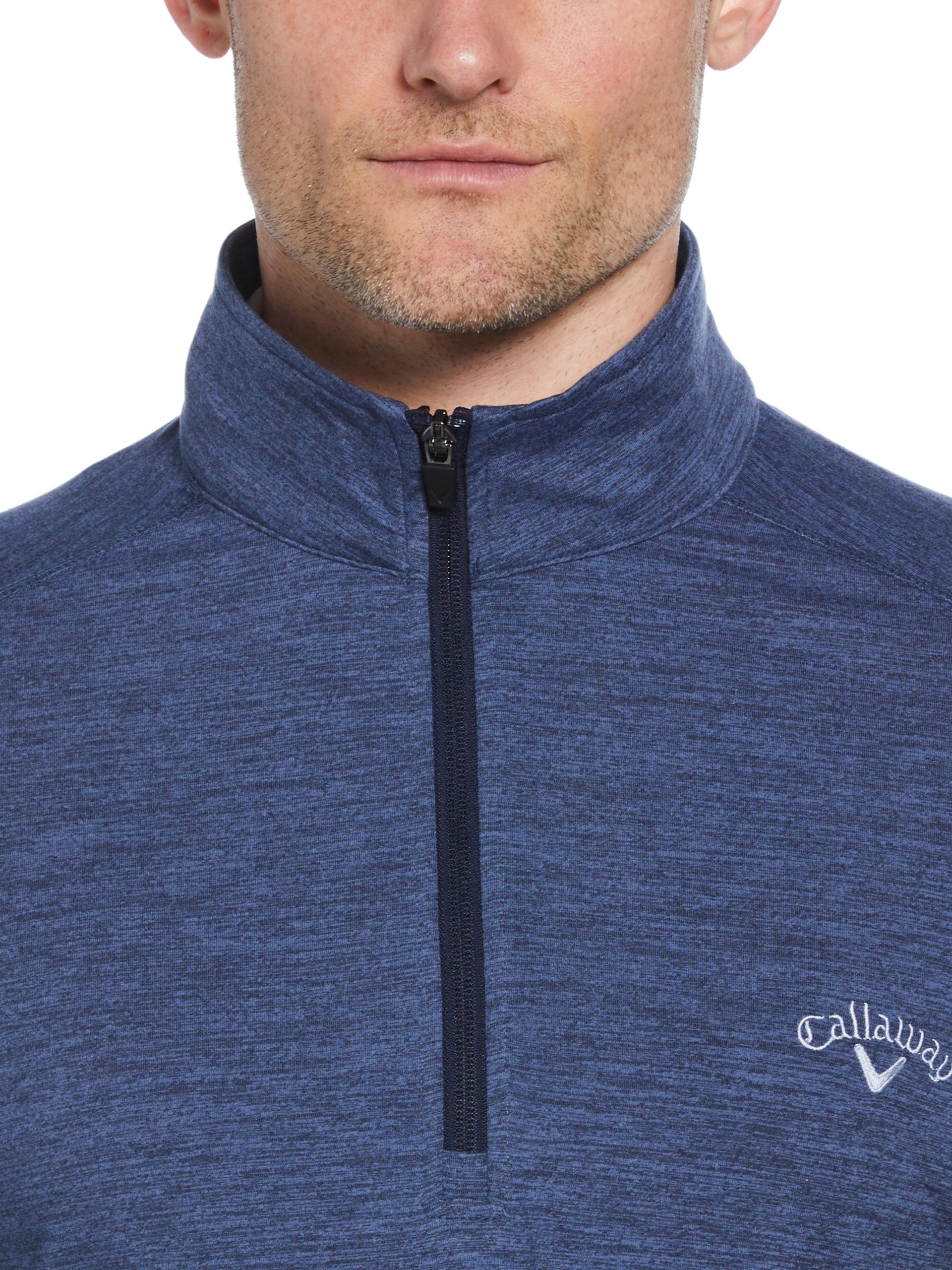 Big & Tall Lightweight Quarter Zip Golf Pullover - Image 3