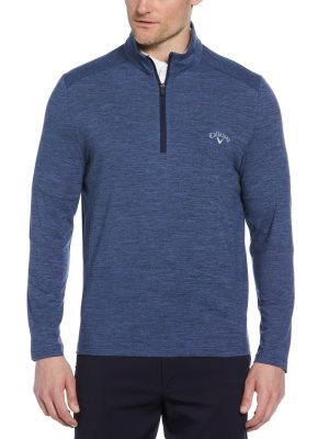 Big & Tall Lightweight Quarter Zip Golf Pullover