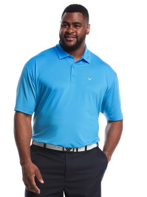Big & Tall Micro Hex Solid Golf Polo