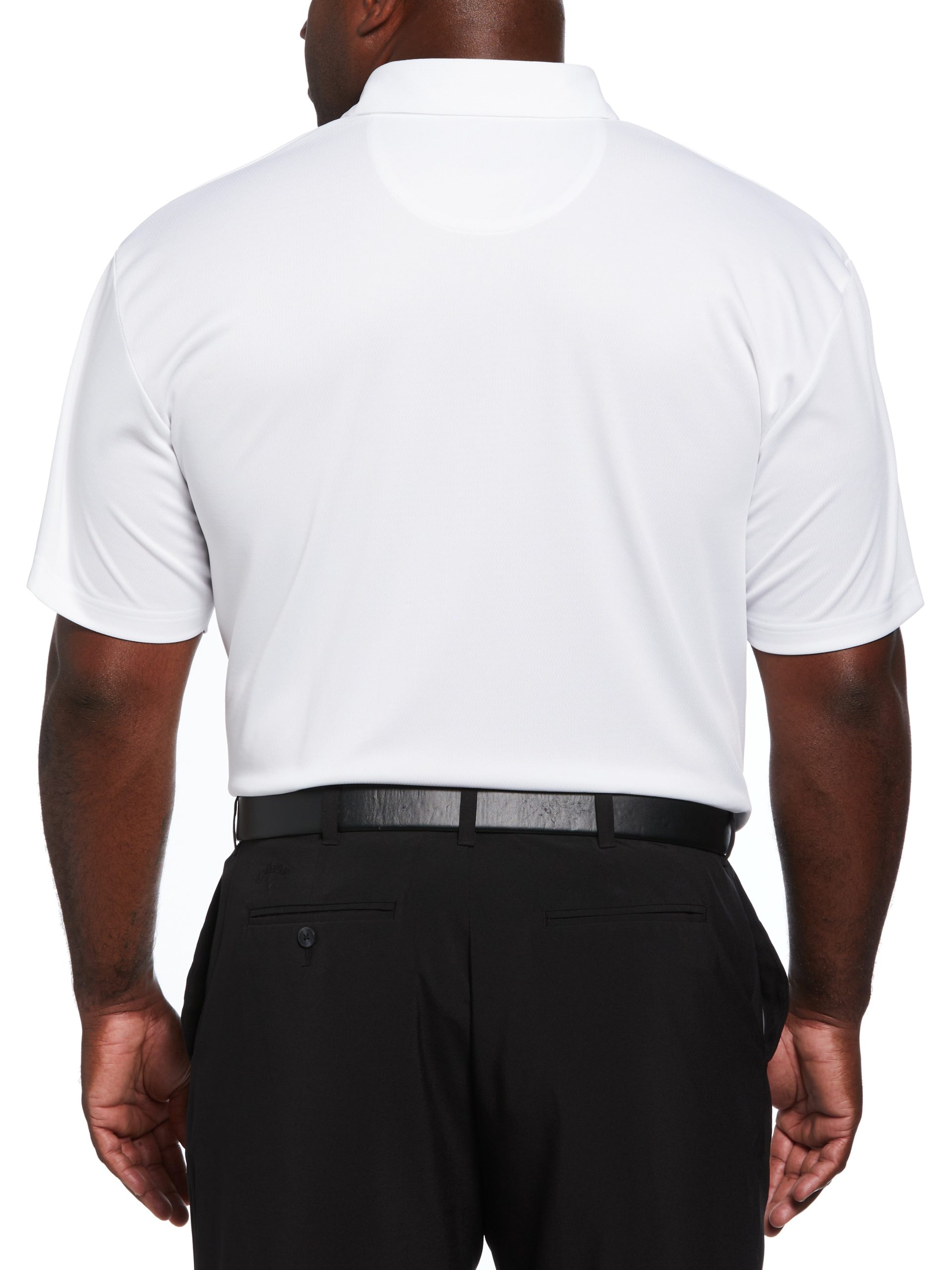 Big & Tall Micro Texture Golf Polo - Image 2