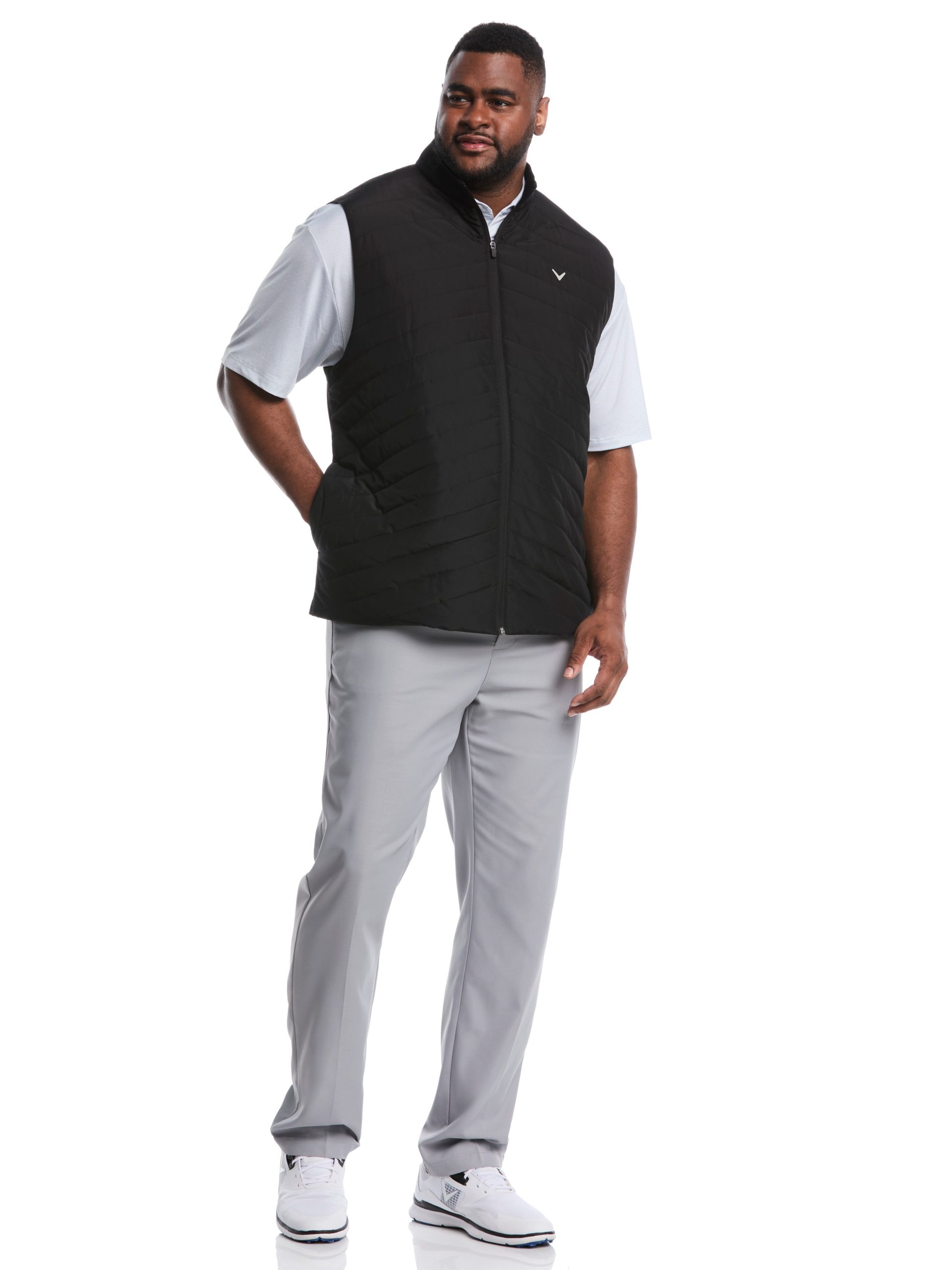 Big & Tall Quilted Puffer Vest - Image 4