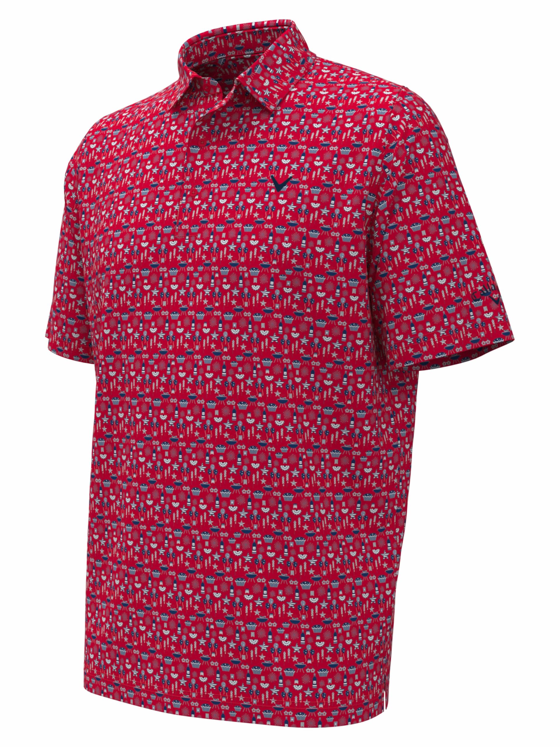 Boys Americana Print Polo - Image 3