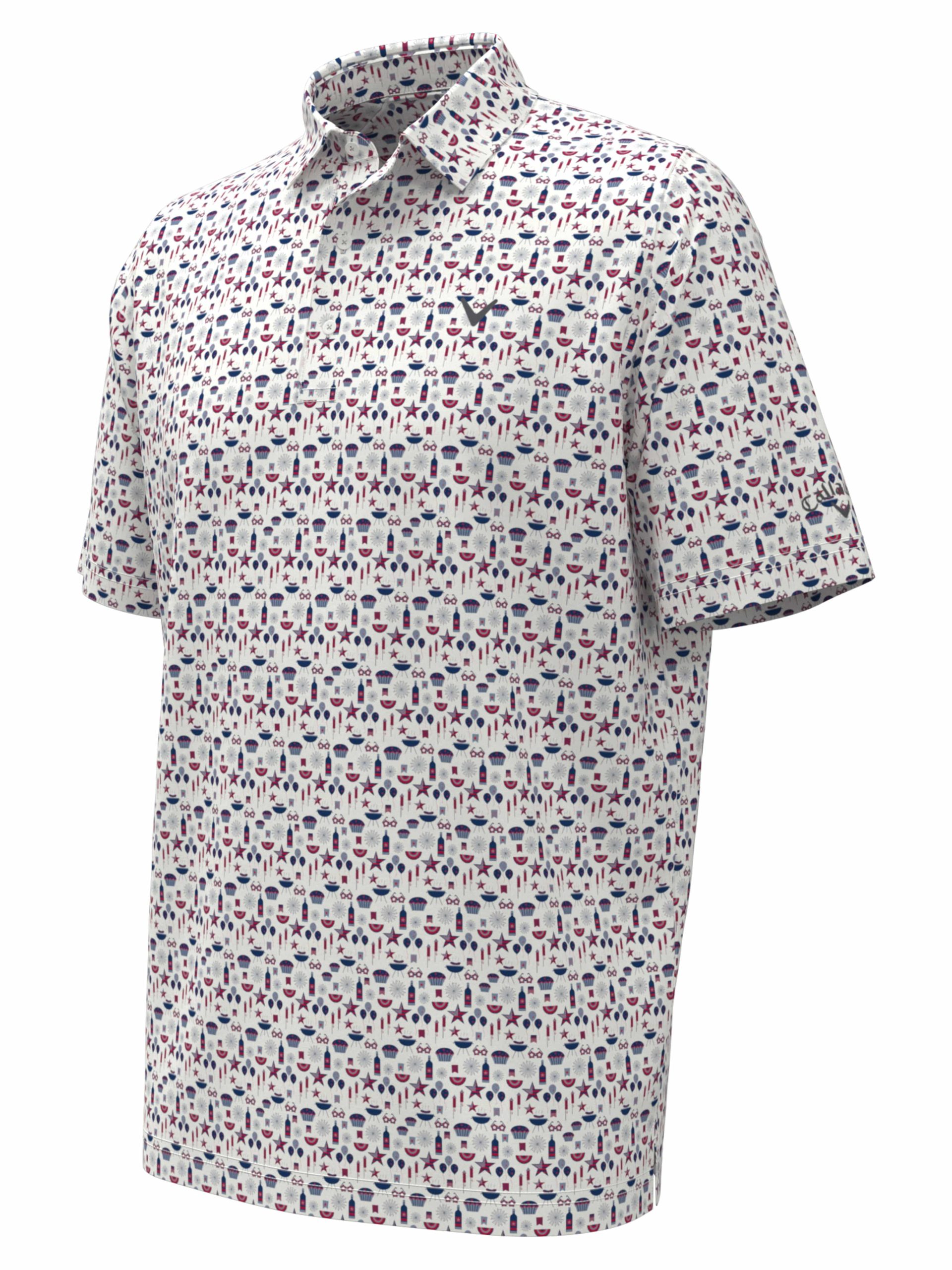 Boys Americana Print Polo - Image 6