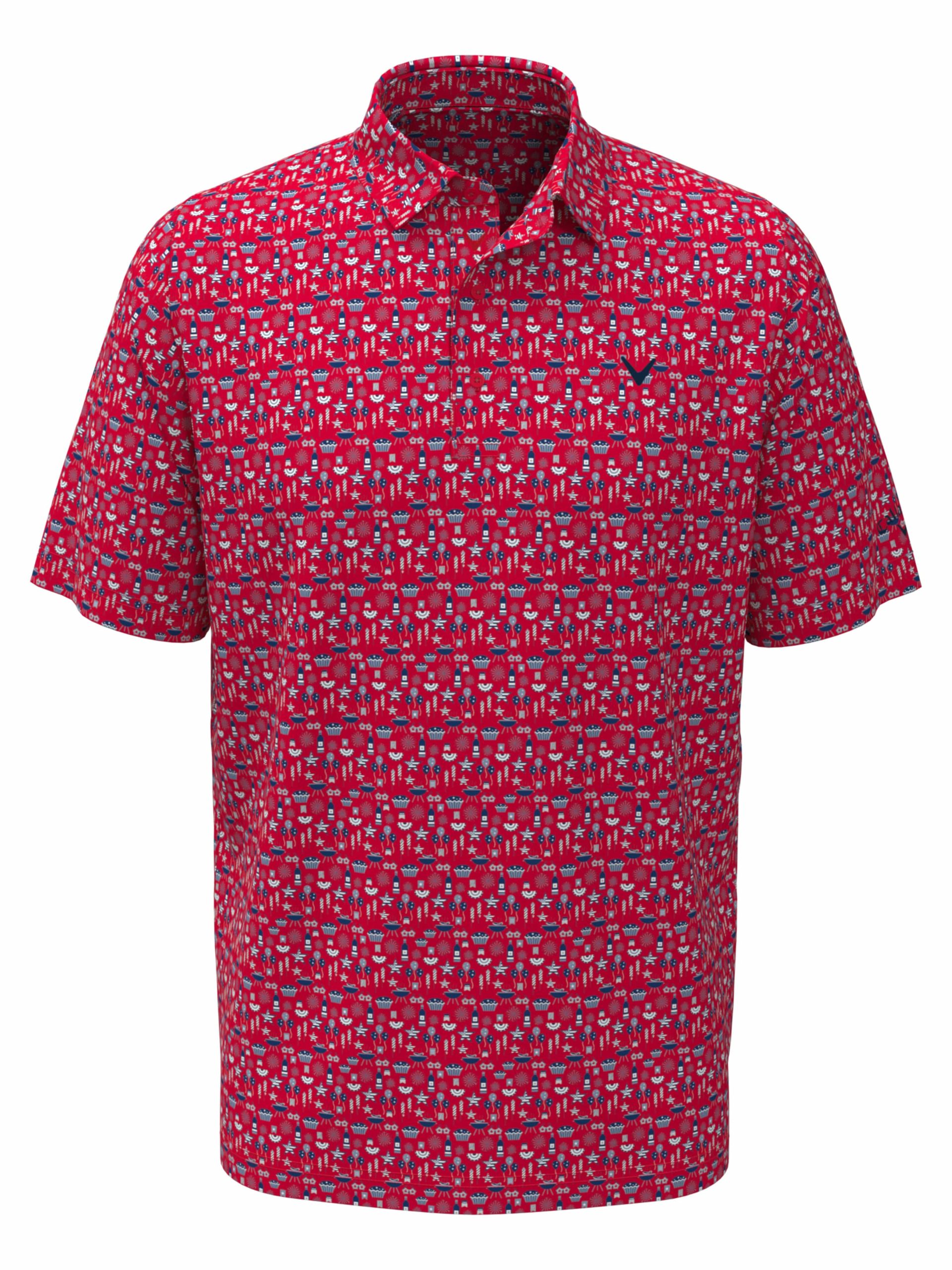 Boys Americana Print Polo