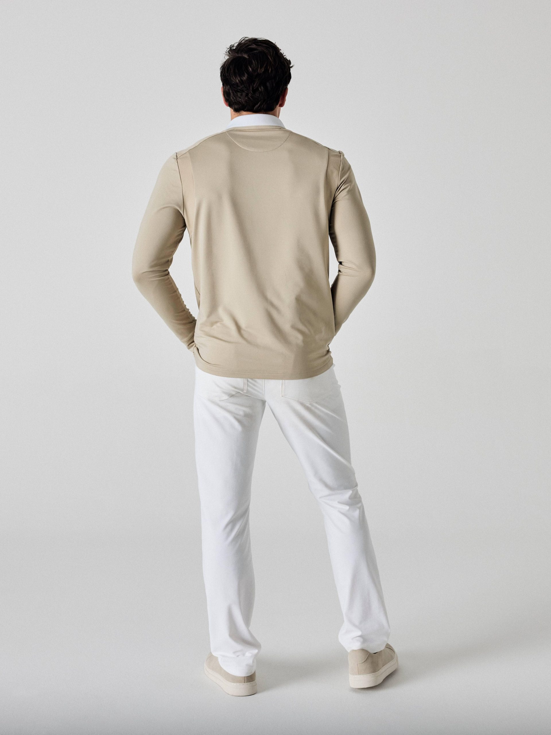 Callaway Legacy Collection? Mens Block Mixed Media Golf Polo - Image 2