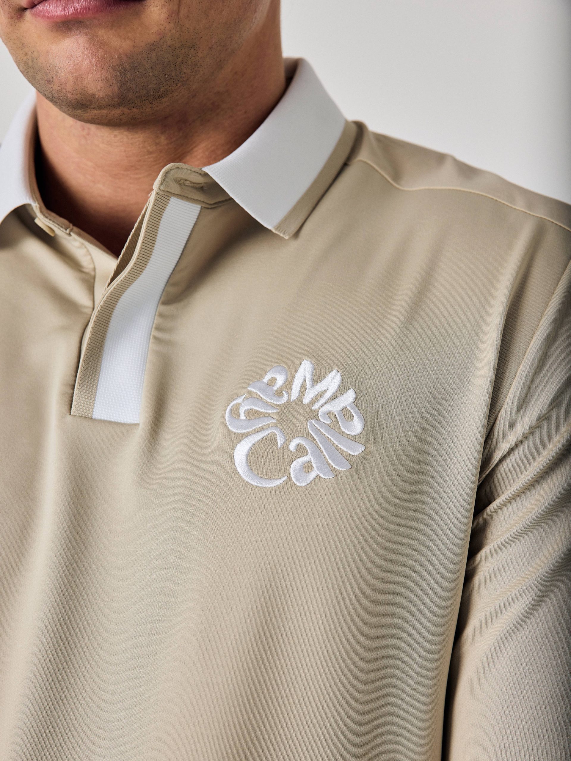 Callaway Legacy Collection? Mens Block Mixed Media Golf Polo - Image 3