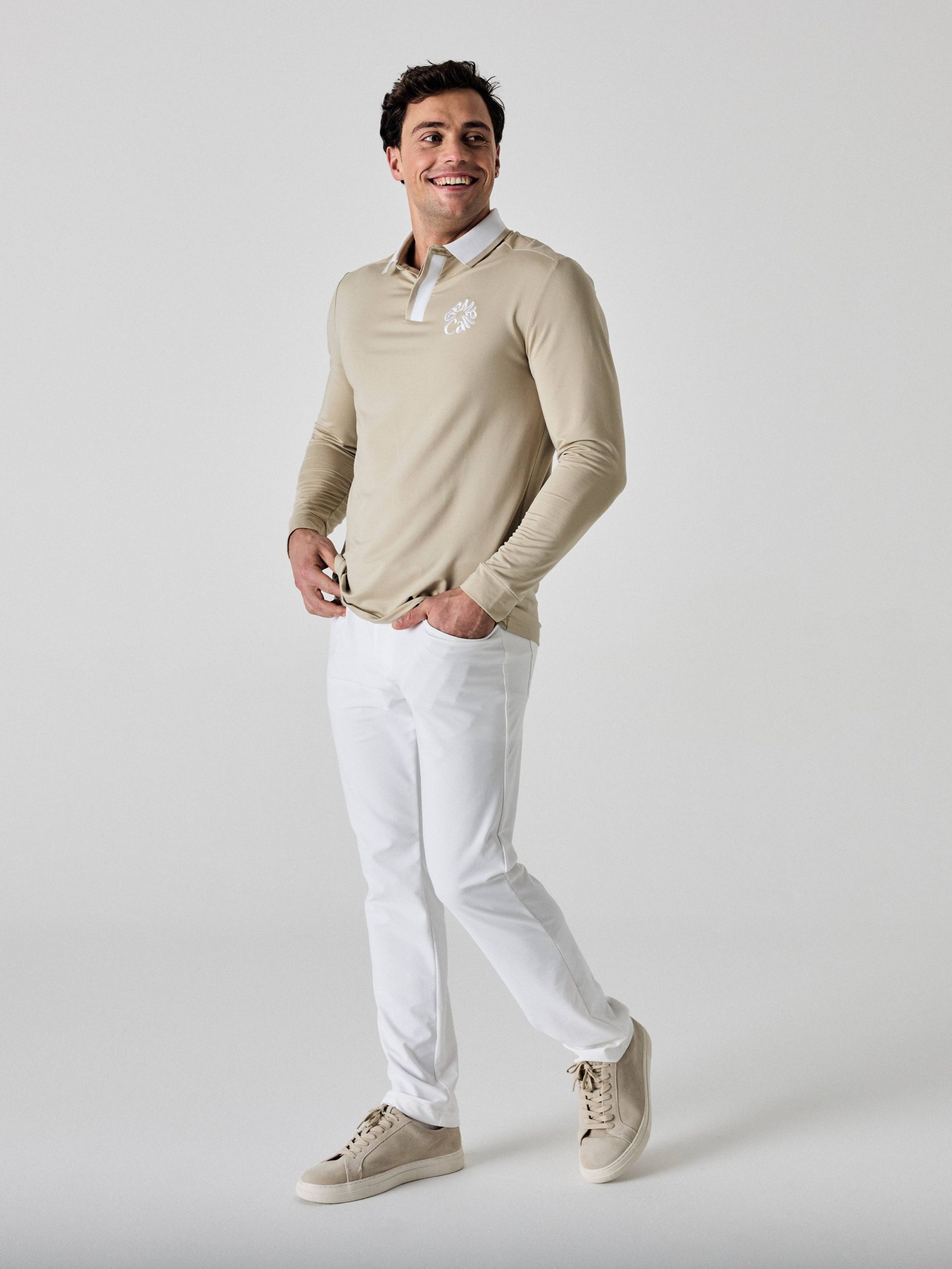 Callaway Legacy Collection? Mens Block Mixed Media Golf Polo - Image 4