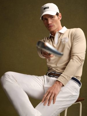 Callaway Legacy Collection? Mens Block Mixed Media Golf Polo