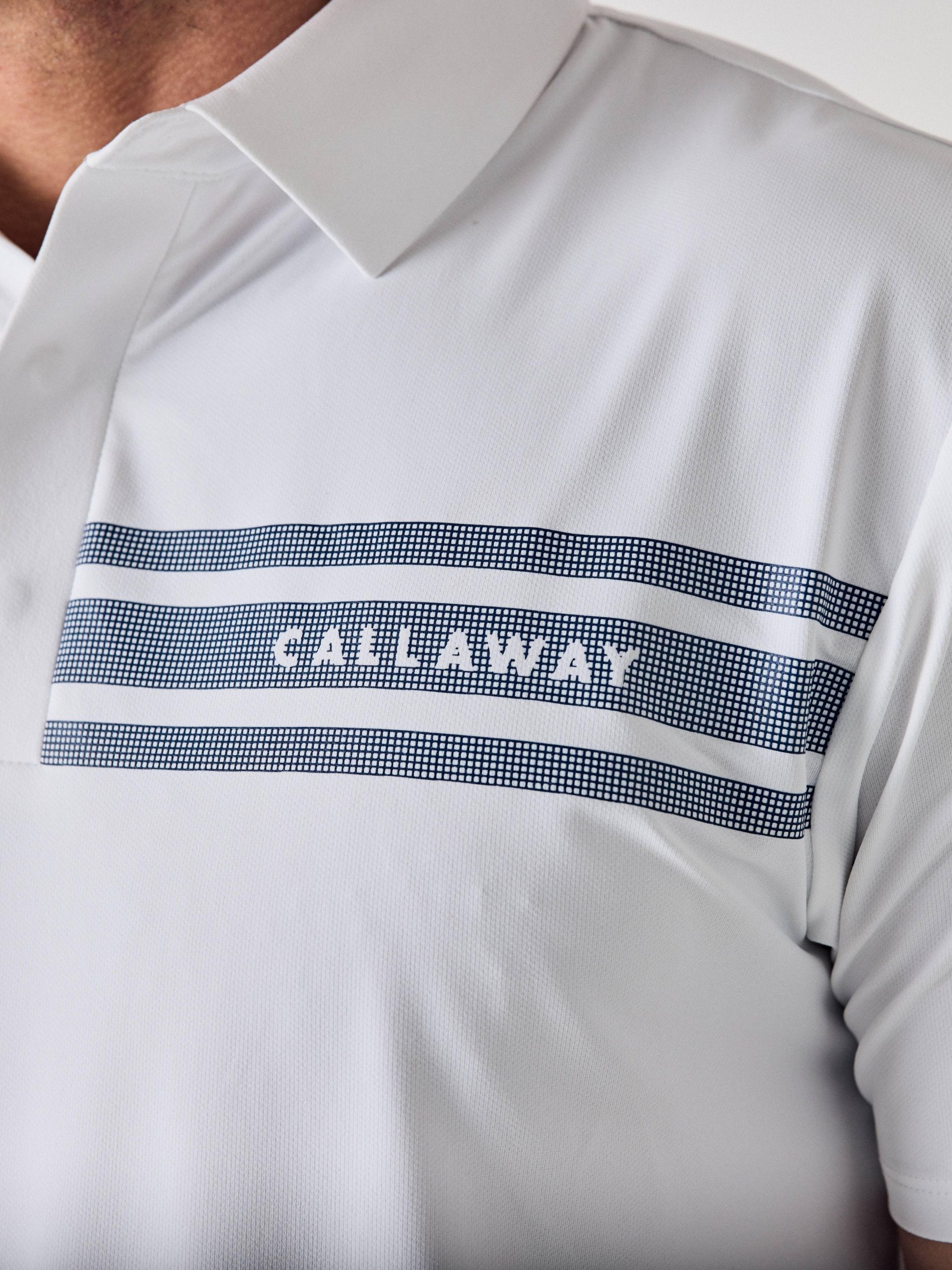Callaway Legacy Collection? Mens Triple Track Chest Block Golf Polo - Image 4