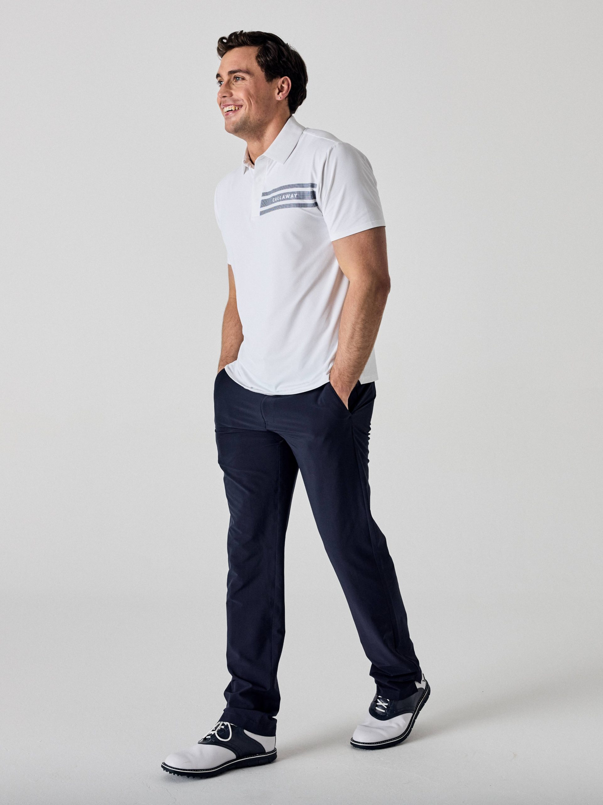 Callaway Legacy Collection? Mens Triple Track Chest Block Golf Polo - Image 5