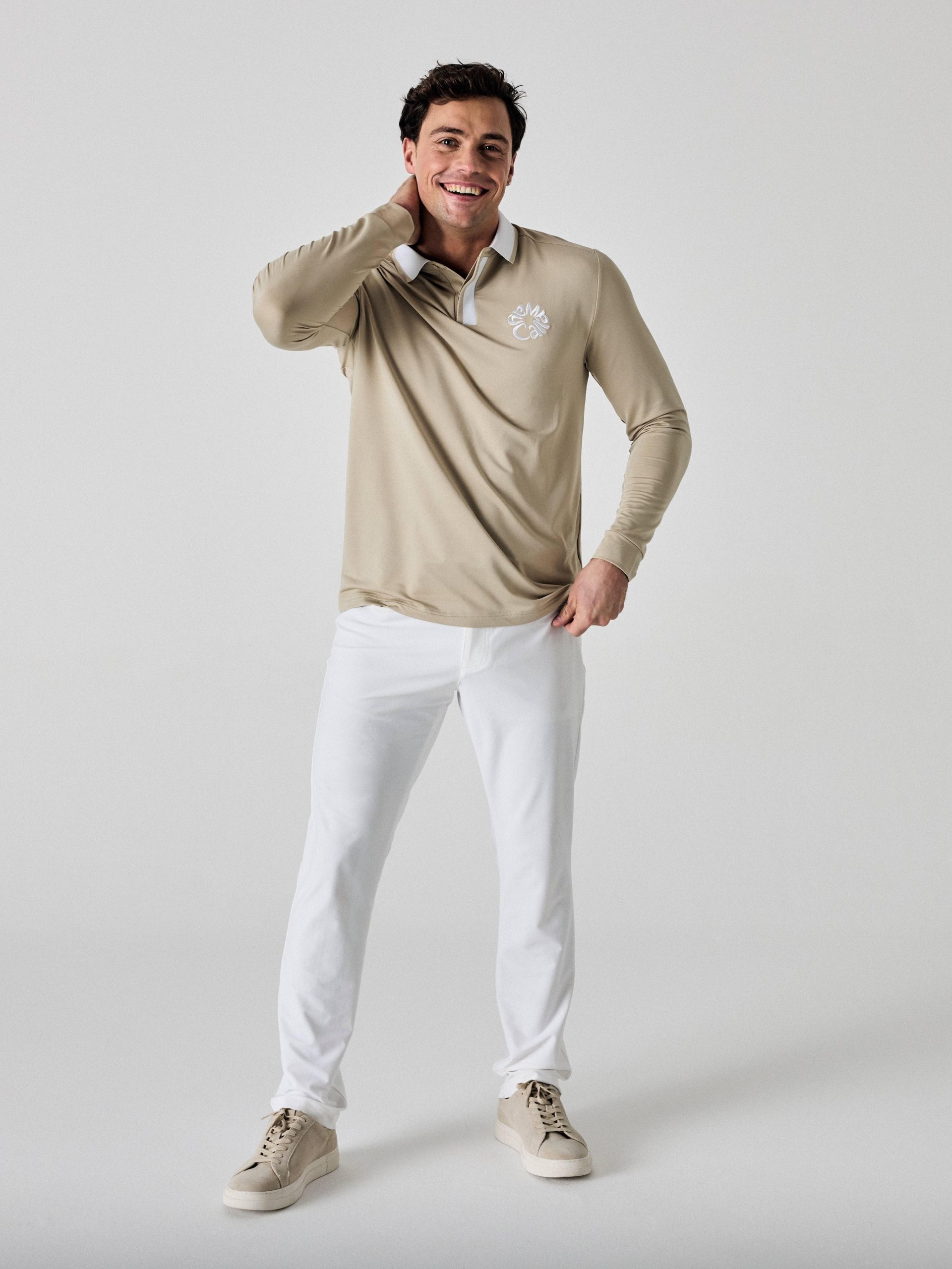 Callaway Legacy Collection? Mens Block Mixed Media Golf Polo - Image 5