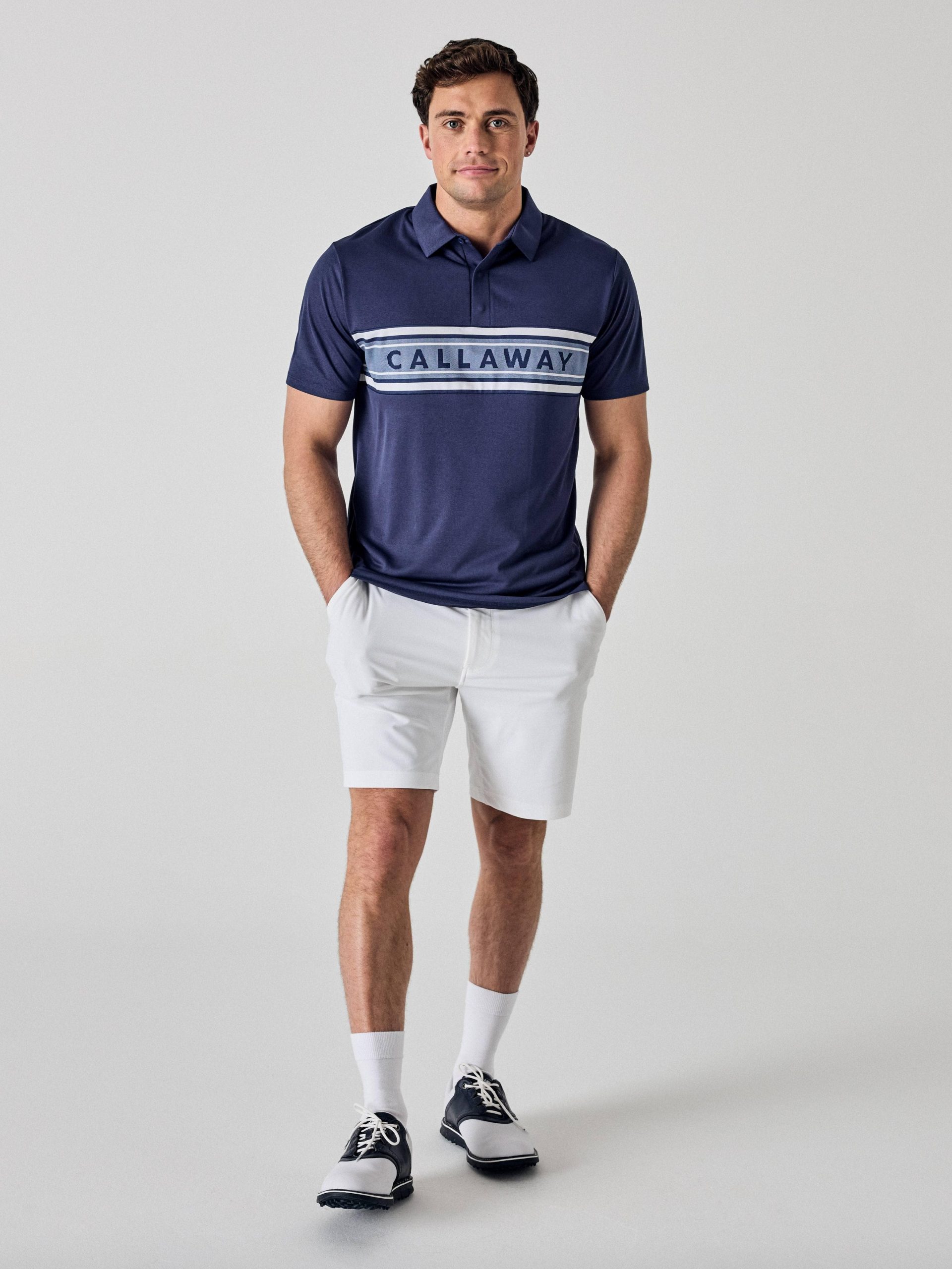 Callaway Legacy Collection? Mens Logo Block Golf Polo - Image 3