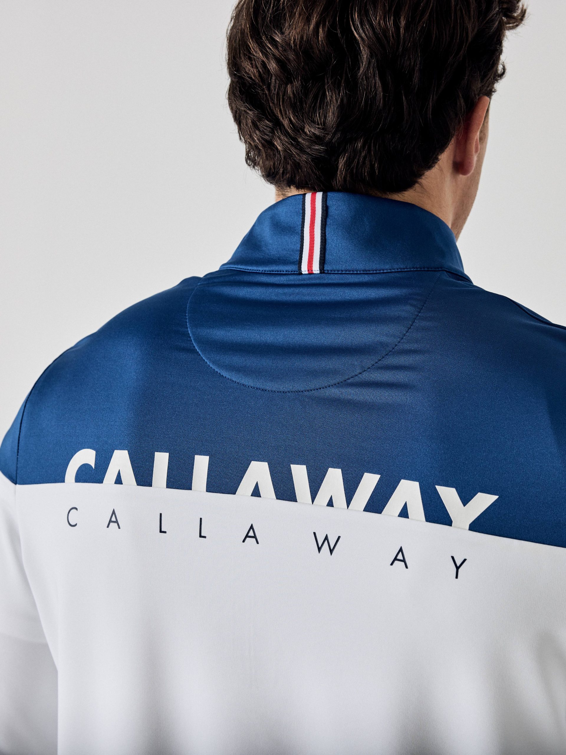 Callaway Legacy Collection? Mens Logo Block Quarter Zip Golf Sweater - Image 2