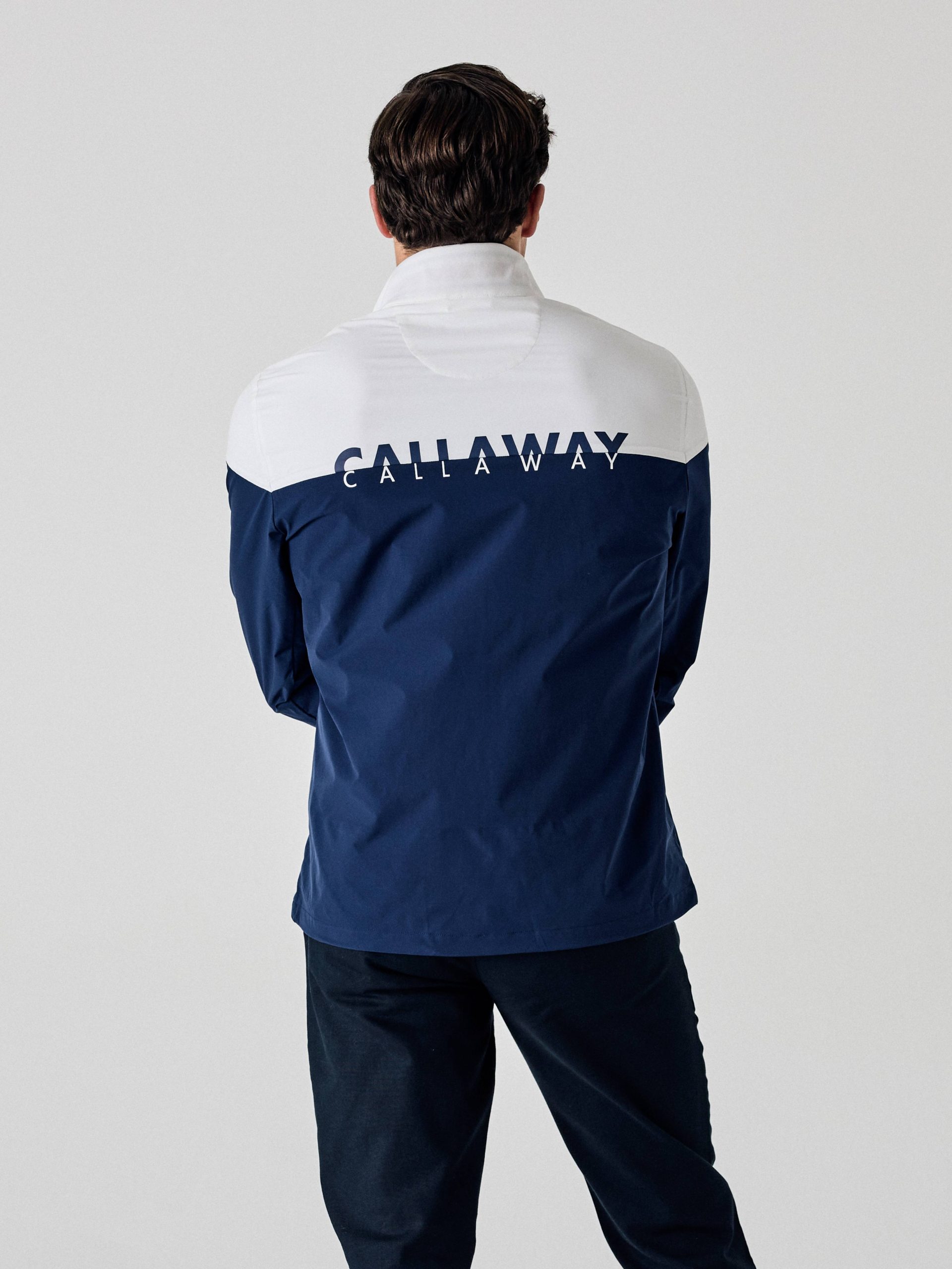 Callaway Legacy Collection? Mens Logo Color Block Golf Jacket - Image 2