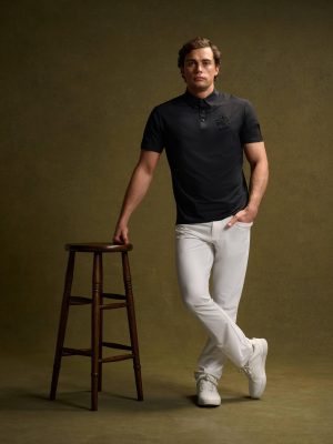 Callaway Legacy Collection? Mens Premium Mixed Media Golf Polo