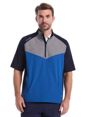 Mens 1/2 Zip Wind Jacket