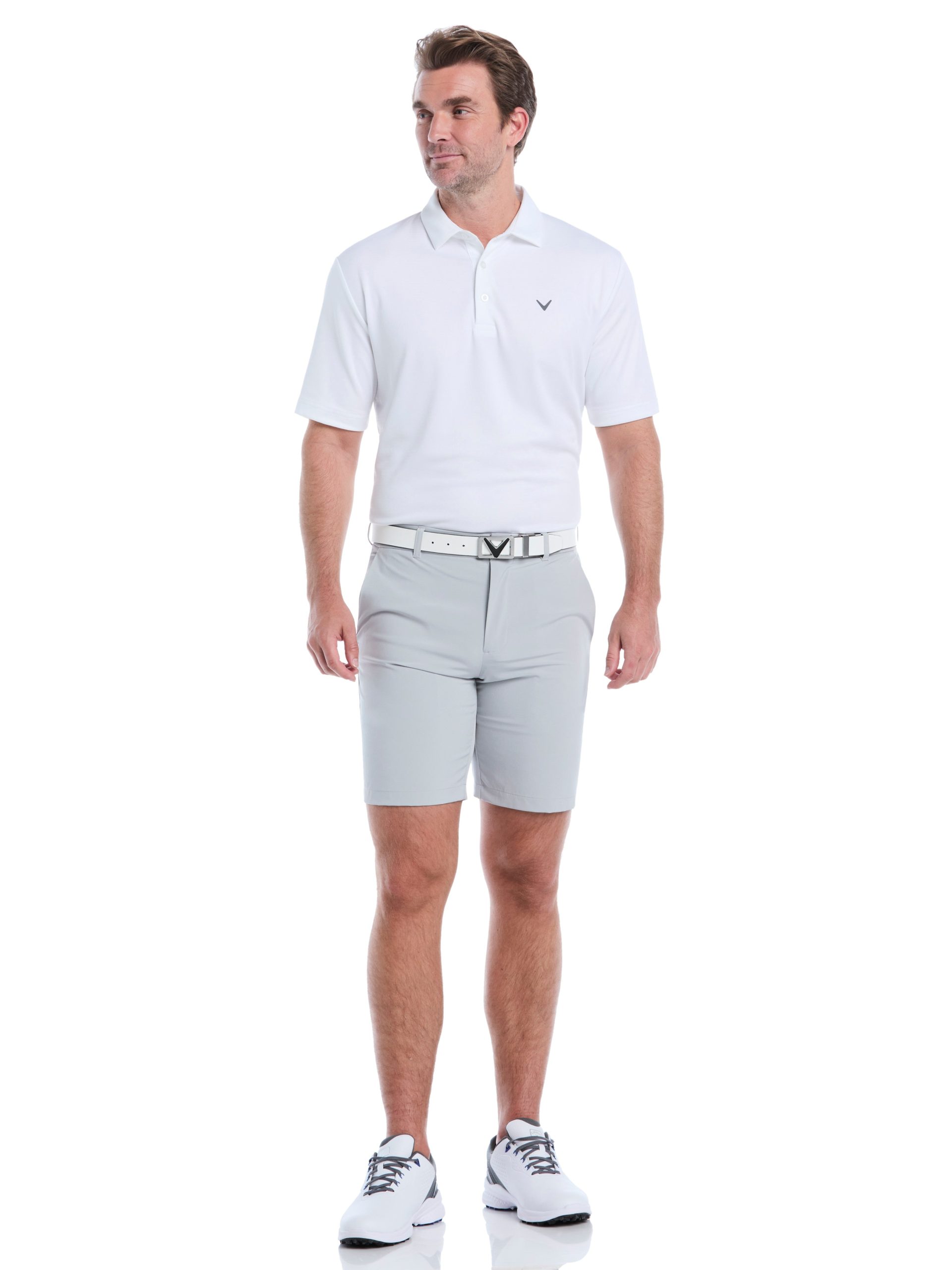 Mens 9 Flat Front Solid Golf Short - Image 16