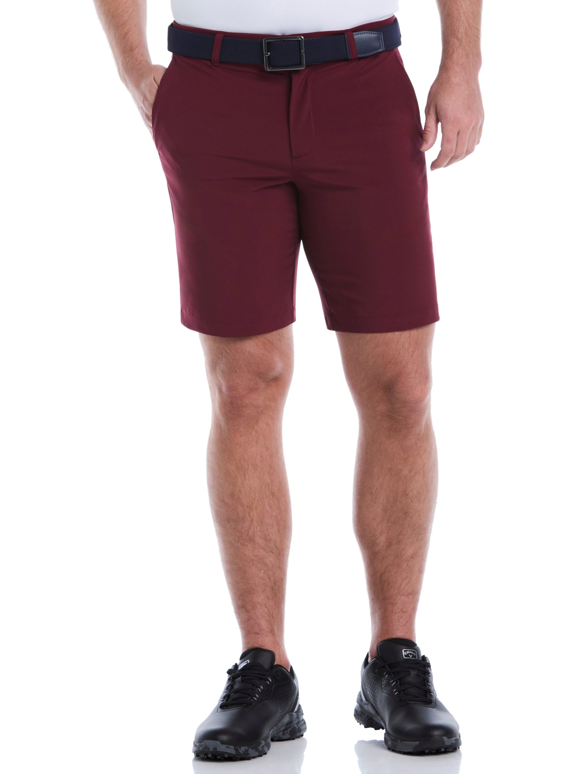 Mens 9 Flat Front Solid Golf Short - Image 17