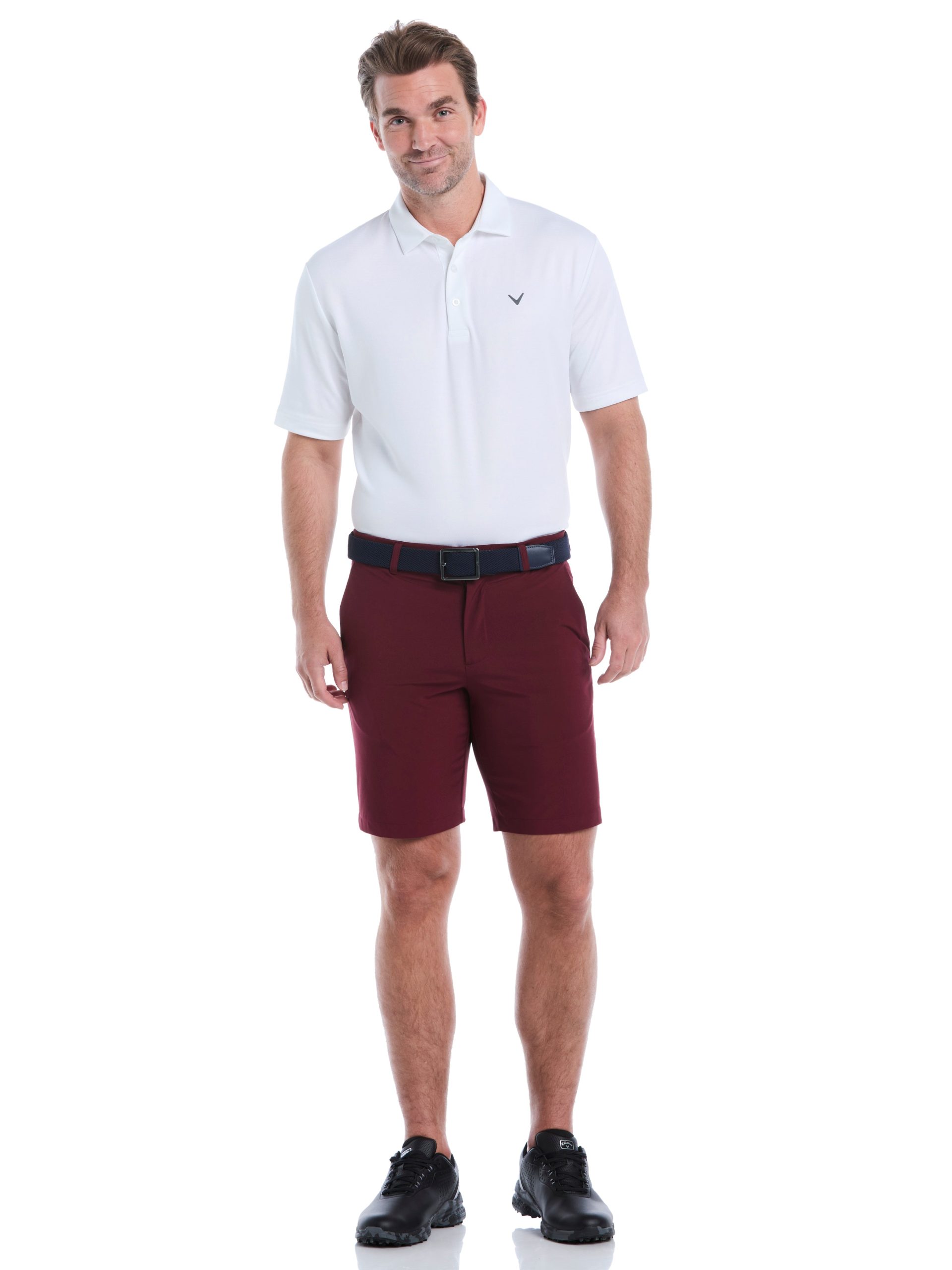Mens 9 Flat Front Solid Golf Short - Image 20