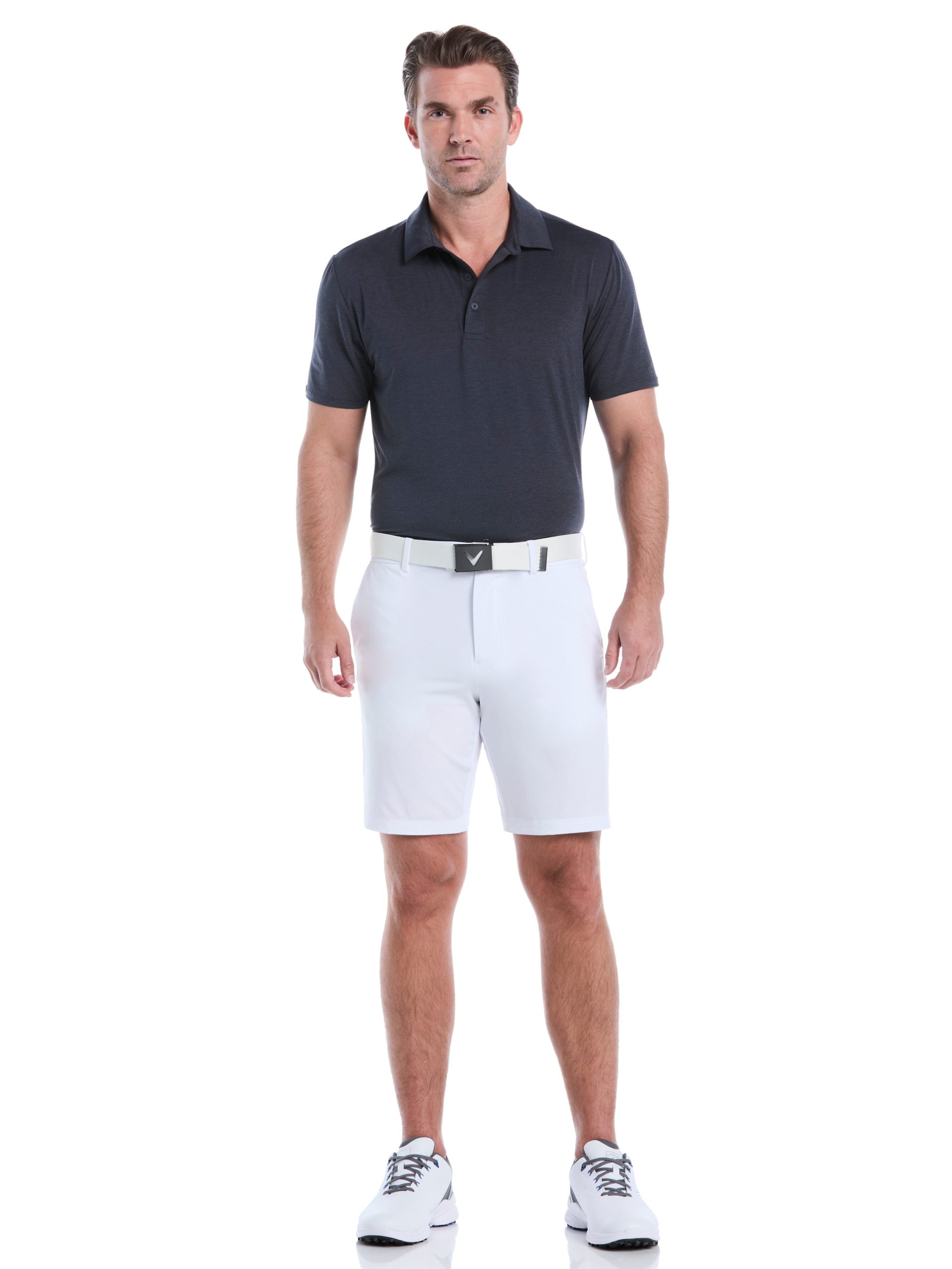 Mens 9 Flat Front Solid Golf Short - Image 28