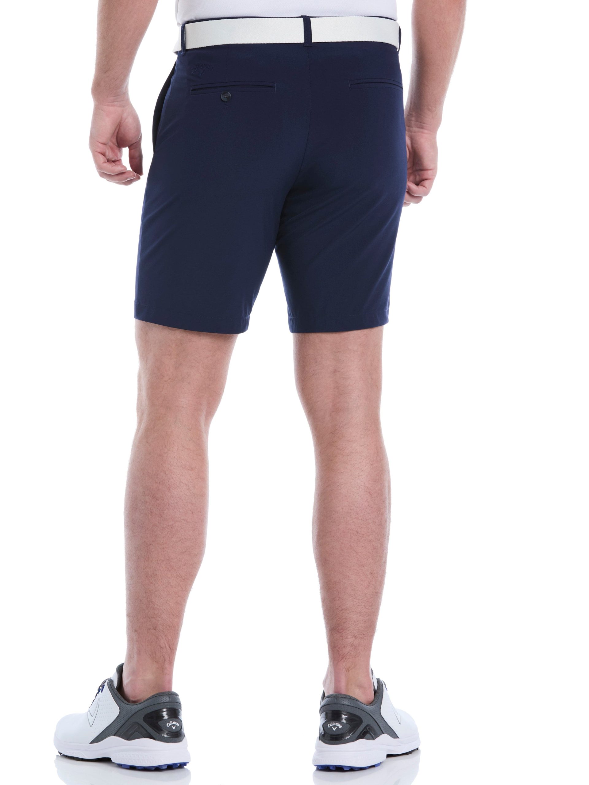 Mens 9 Flat Front Solid Golf Short - Image 2