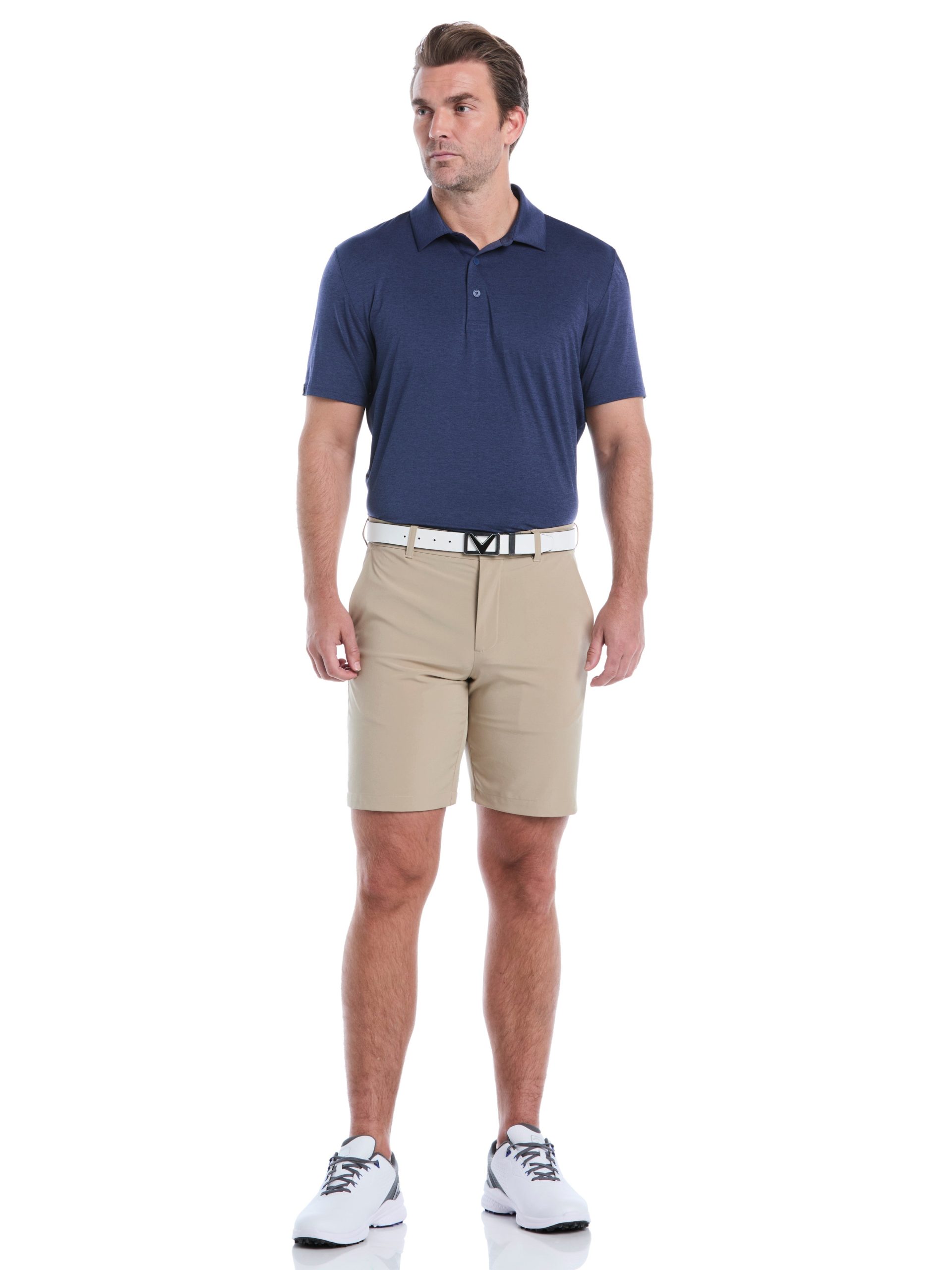 Mens 9 Flat Front Solid Golf Short - Image 8