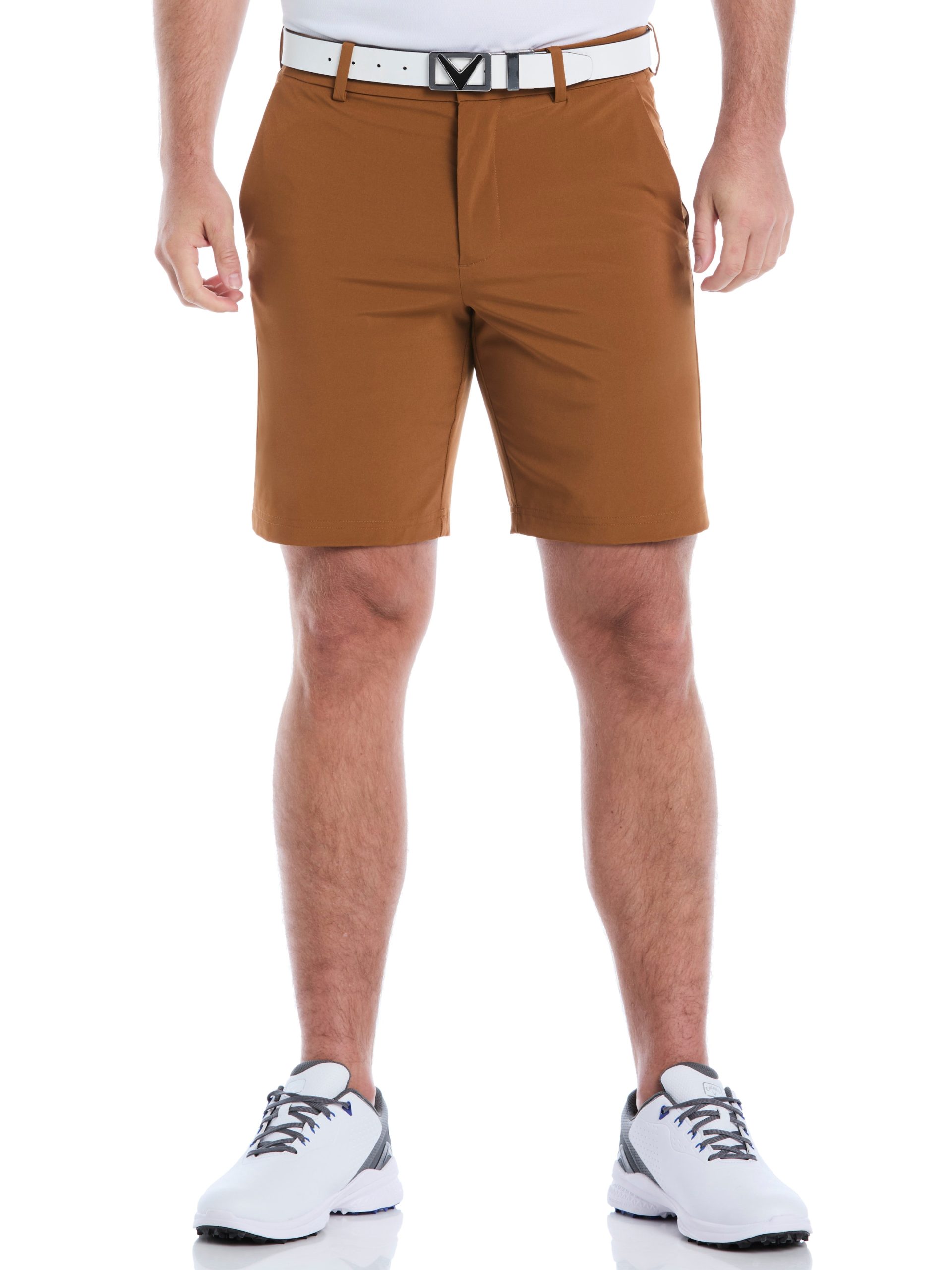 Mens 9 Flat Front Solid Golf Short - Image 9
