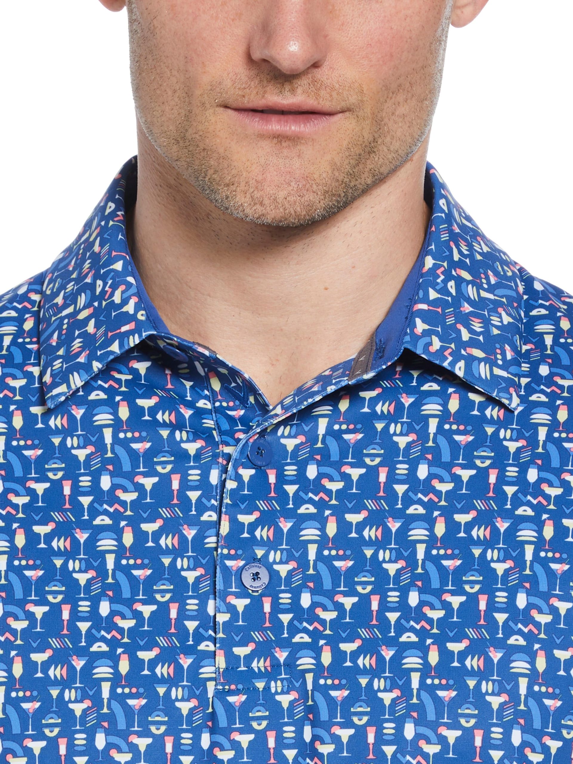 Mens Cocktail Print Polo - Image 6