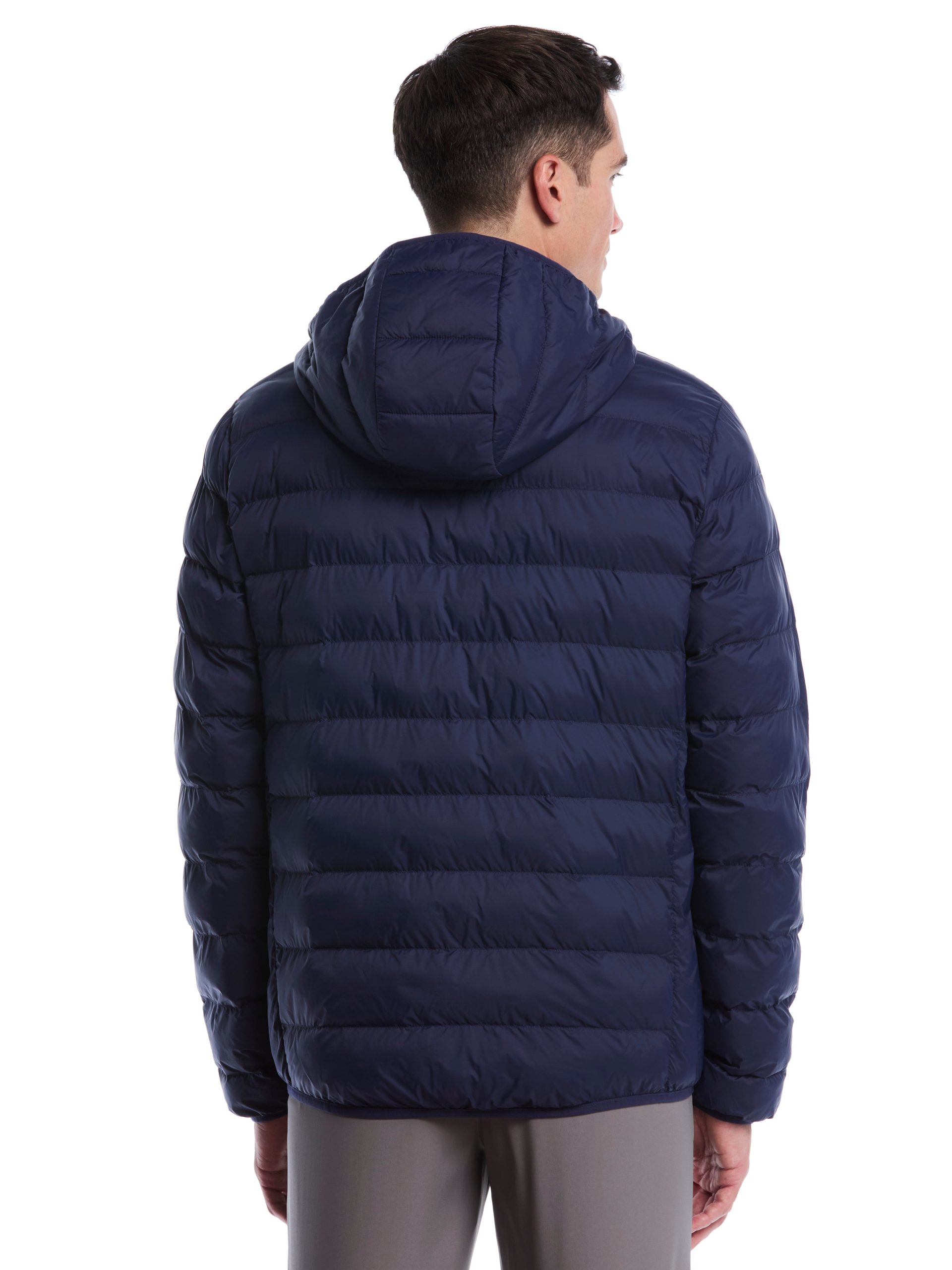 Mens Faux Down Puffer Jacket - Image 6