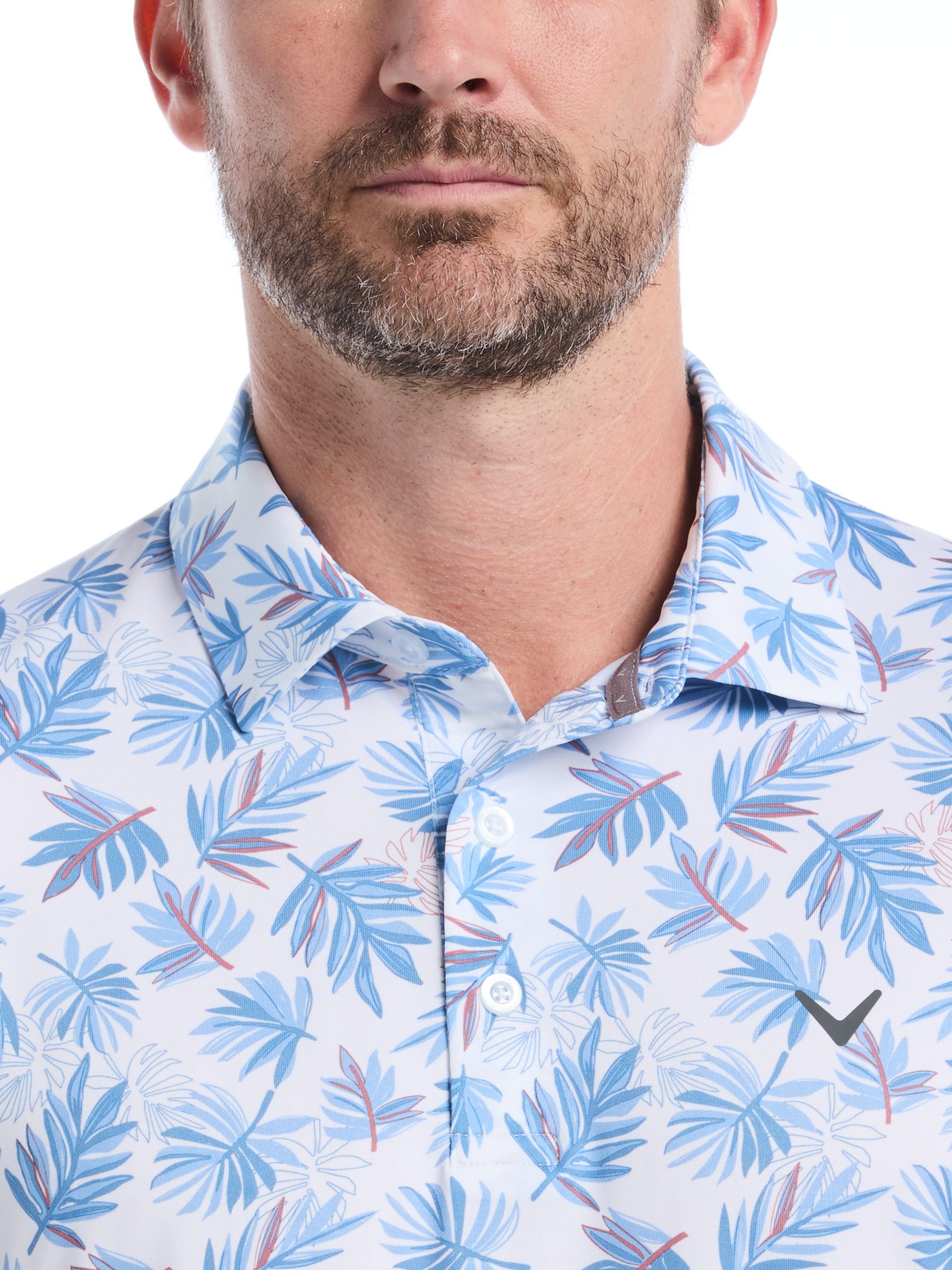 Mens Floral Polo - Image 11