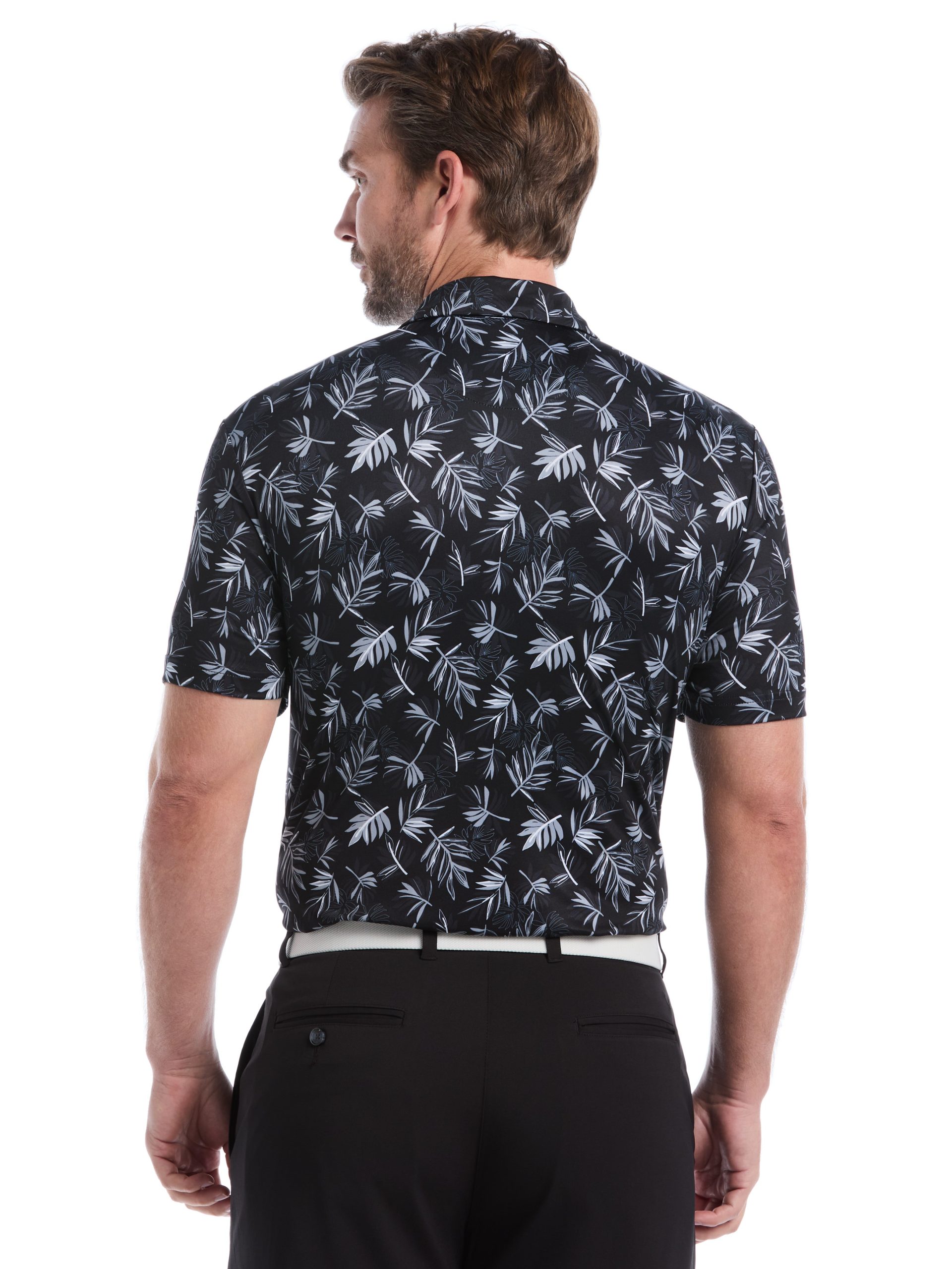 Mens Floral Polo - Image 6