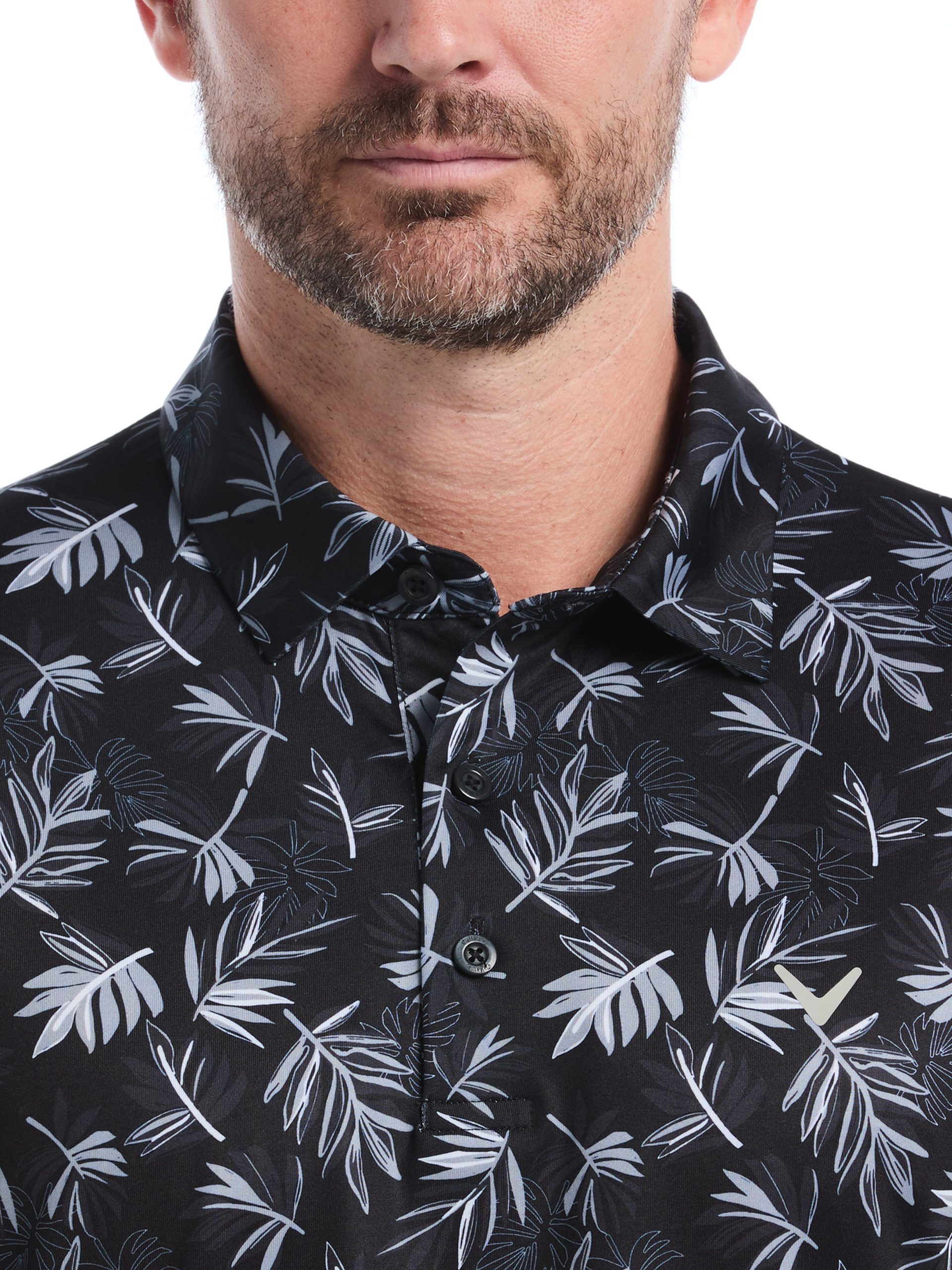 Mens Floral Polo - Image 7