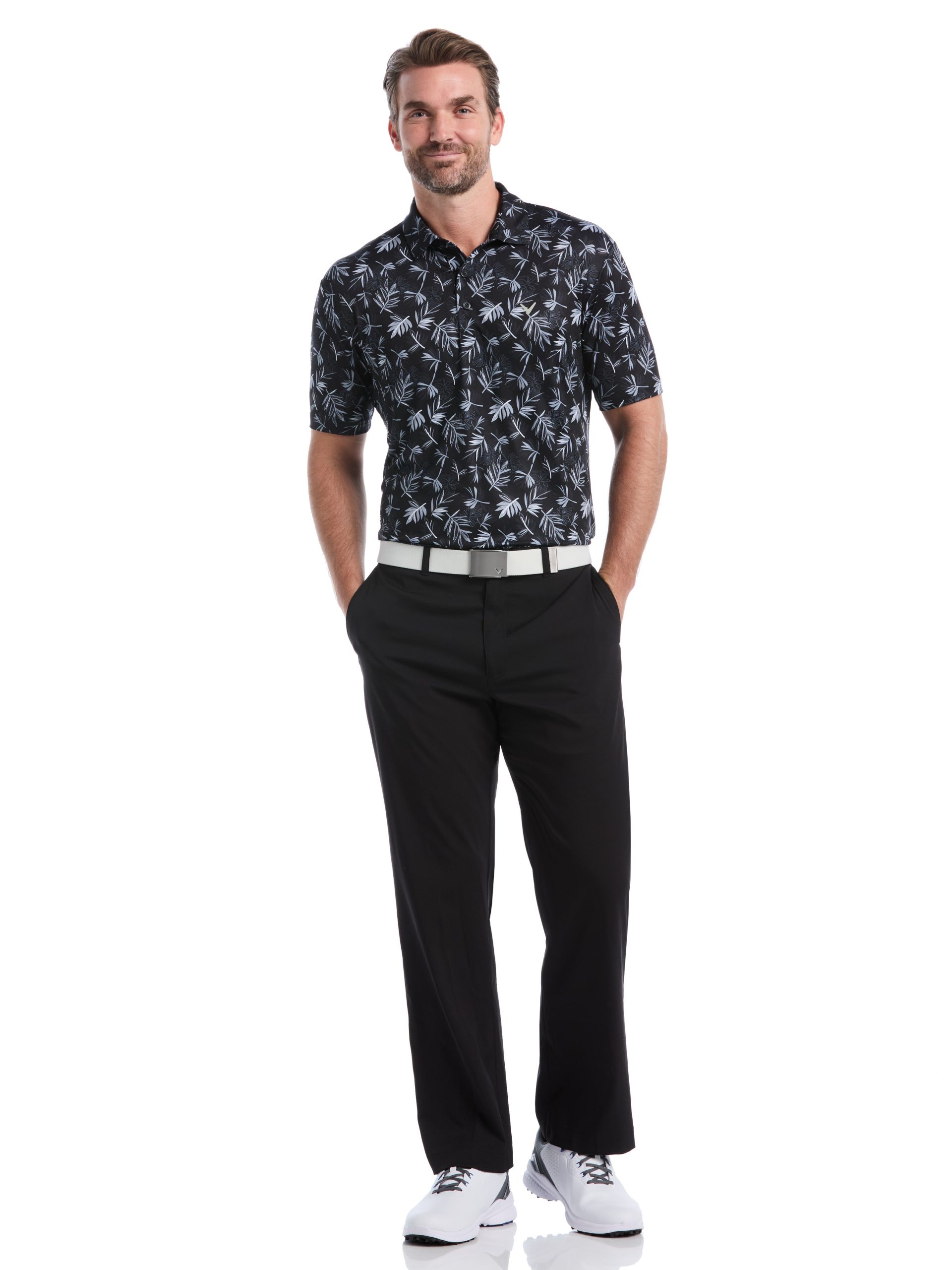 Mens Floral Polo - Image 8