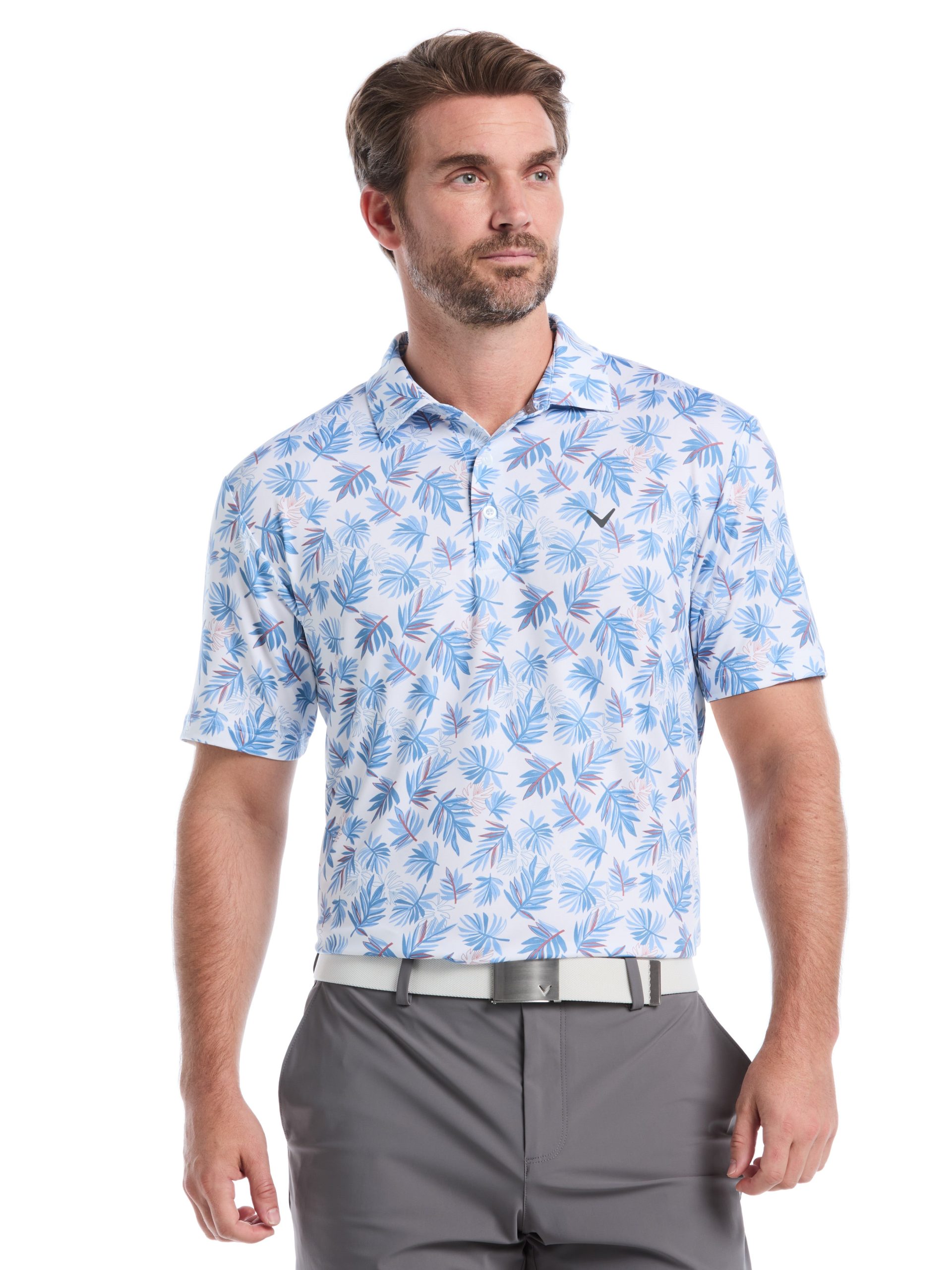 Mens Floral Polo - Image 9