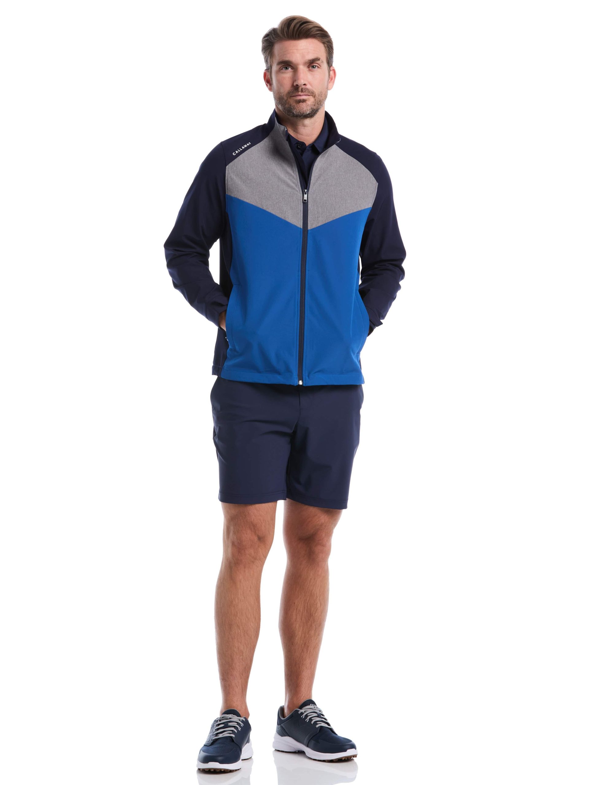 Mens Full Zip Wind Jacket - Image 5