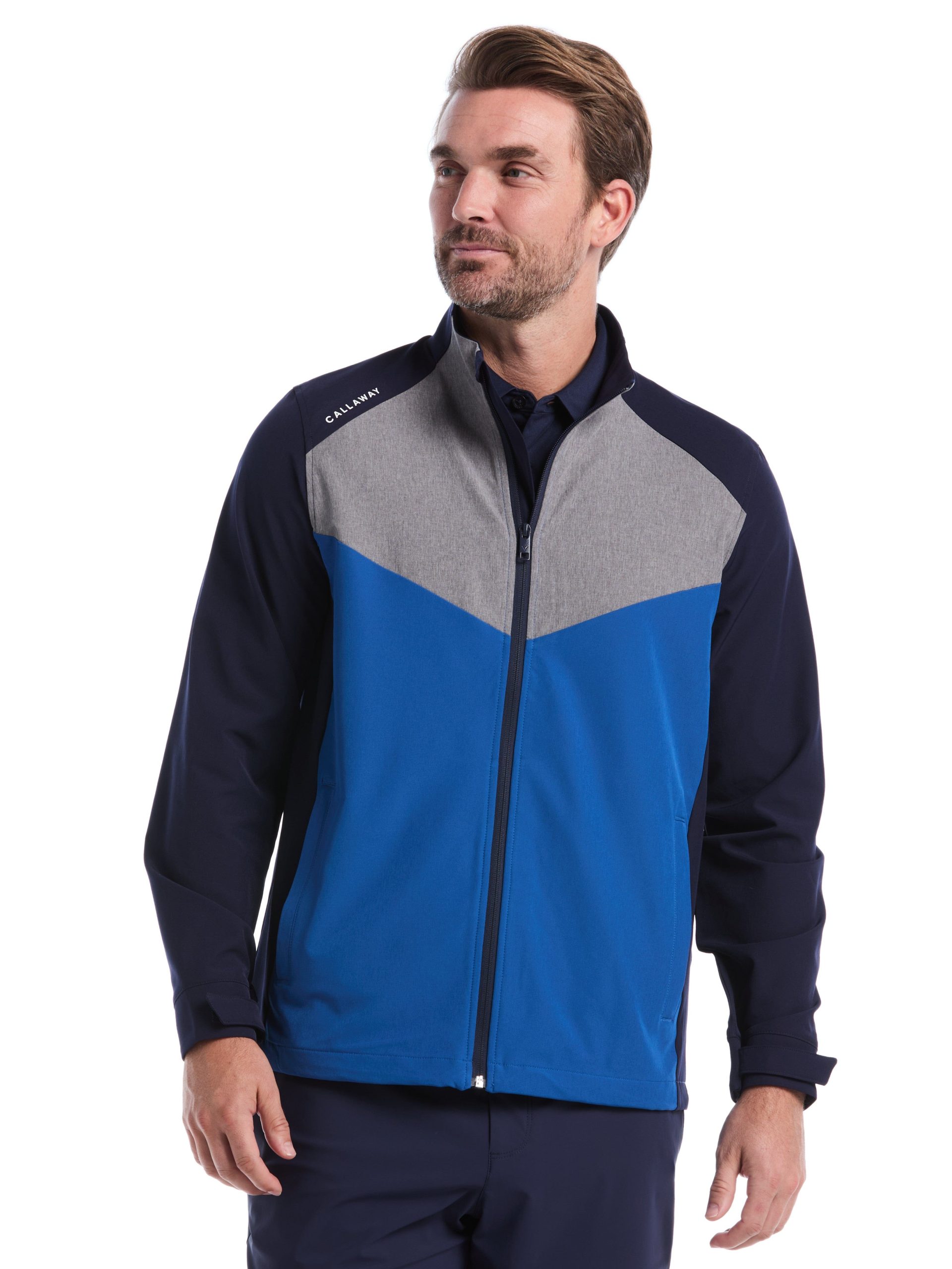 Mens Full Zip Wind Jacket
