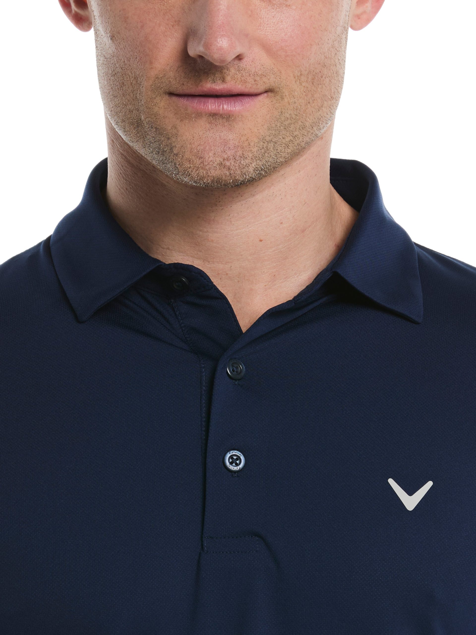 Mens Micro Hex Golf Polo Shirt - Image 11
