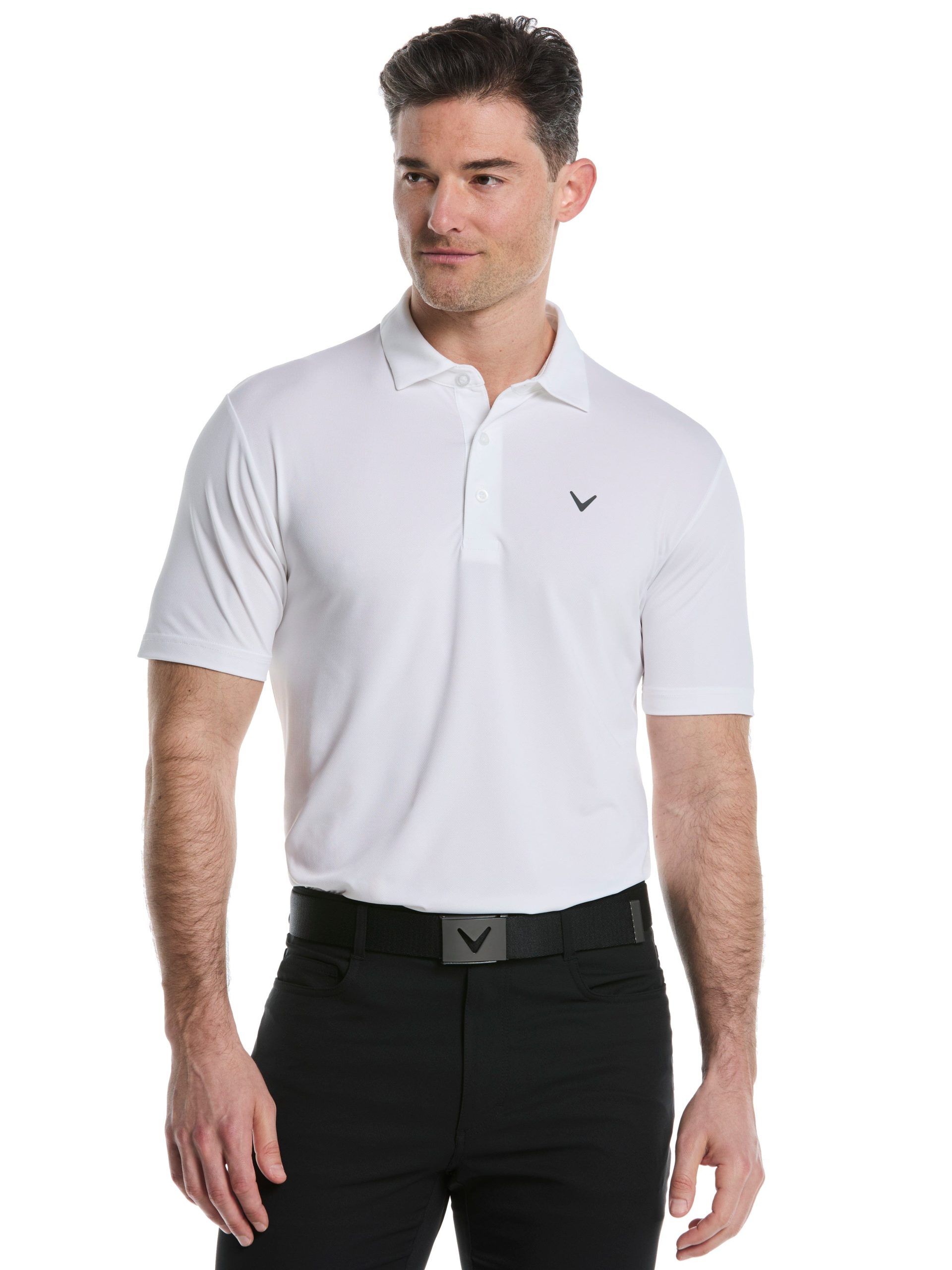 Mens Micro Hex Golf Polo Shirt - Image 13