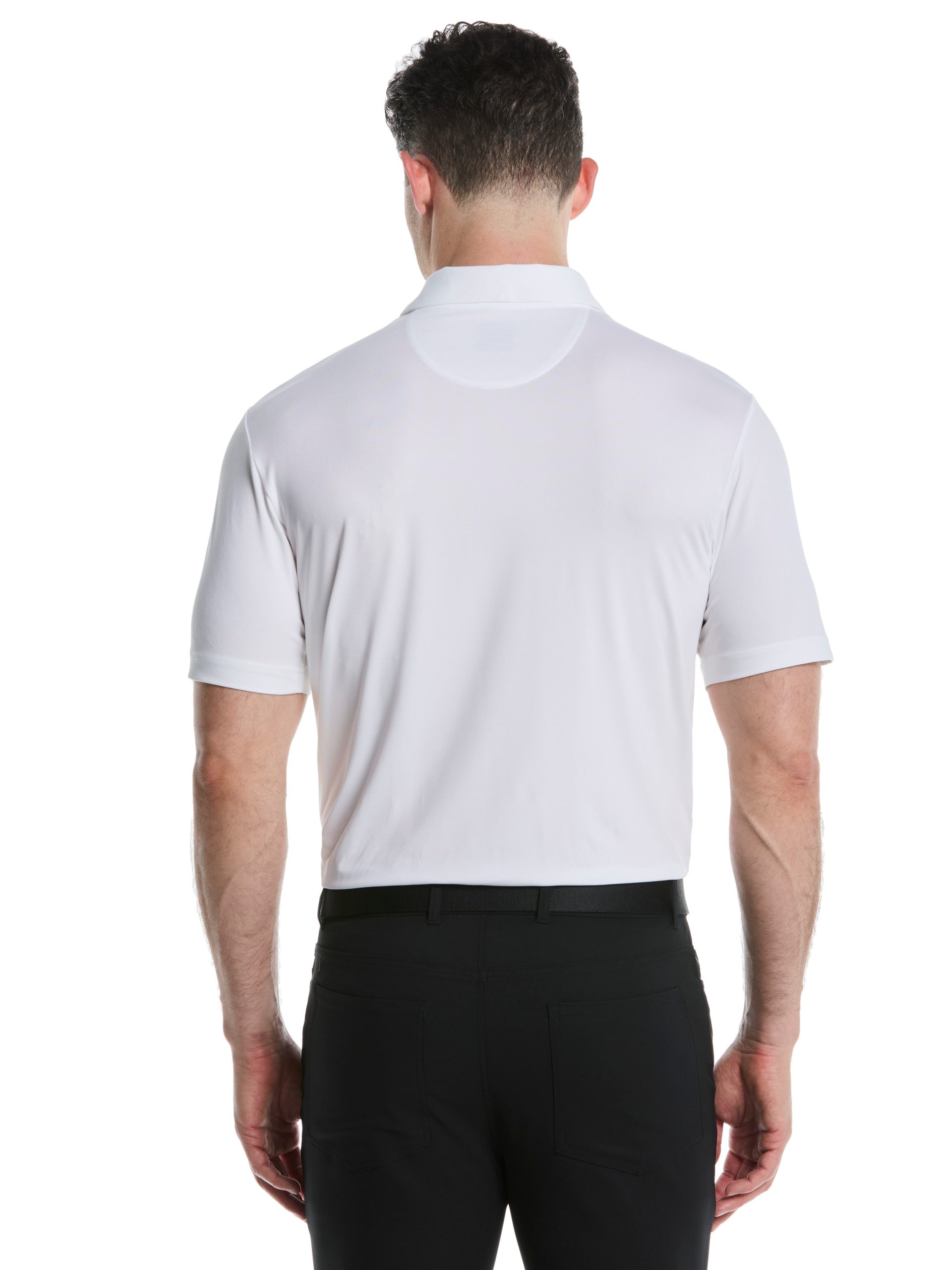 Mens Micro Hex Golf Polo Shirt - Image 14