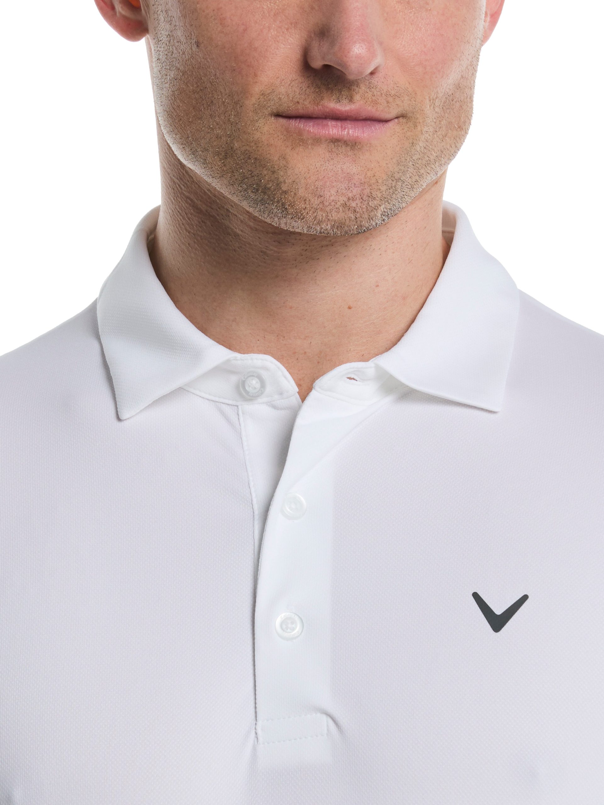 Mens Micro Hex Golf Polo Shirt - Image 15