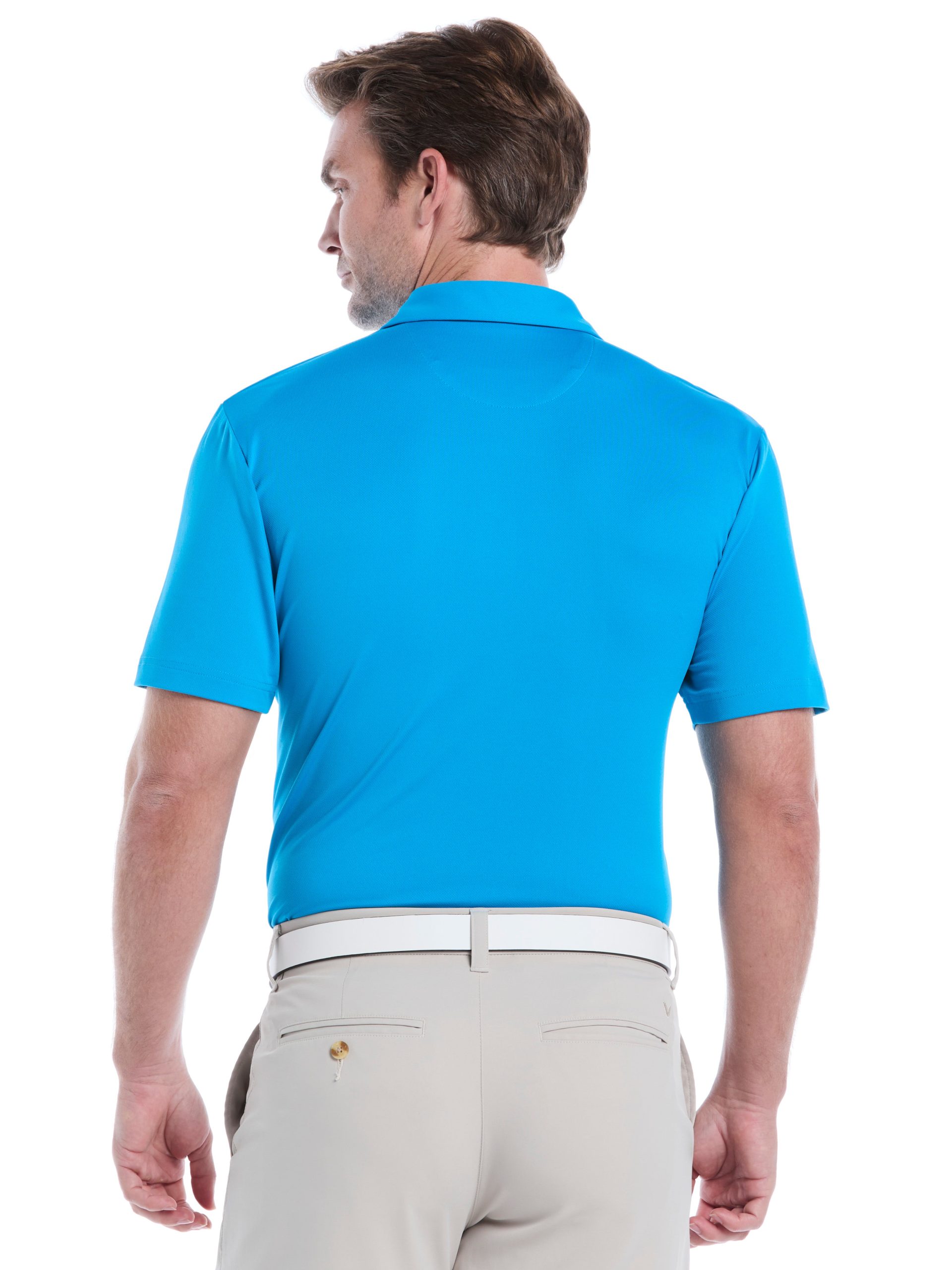 Mens Micro Hex Golf Polo Shirt - Image 23