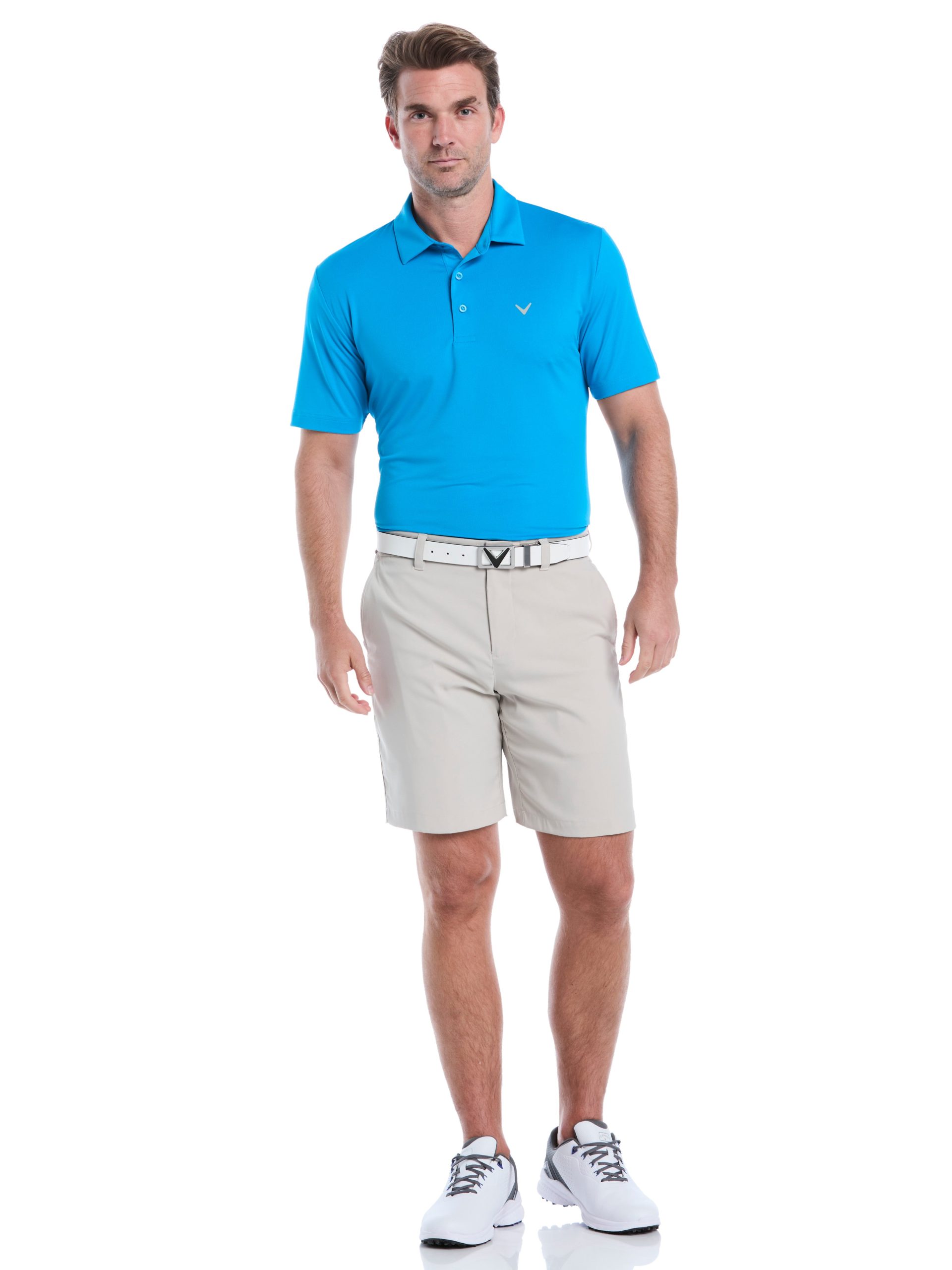 Mens Micro Hex Golf Polo Shirt - Image 25