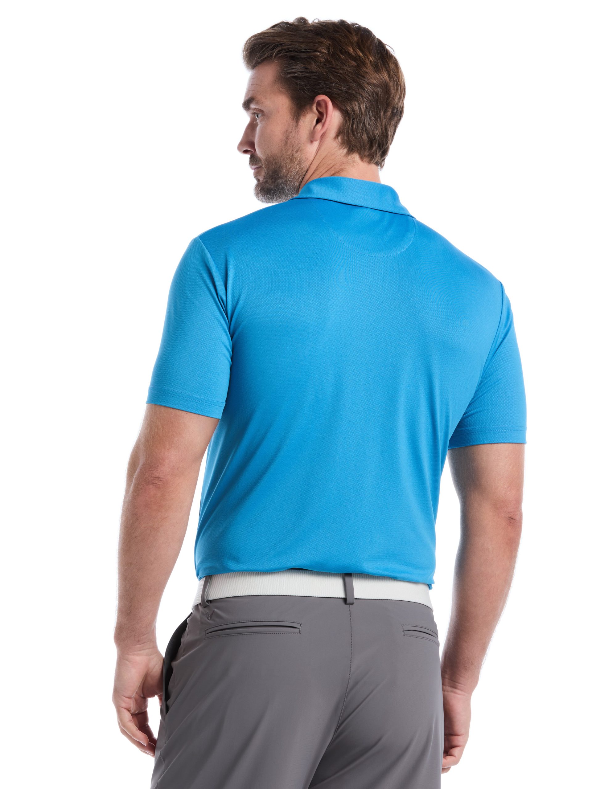 Mens Micro Hex Golf Polo Shirt - Image 27